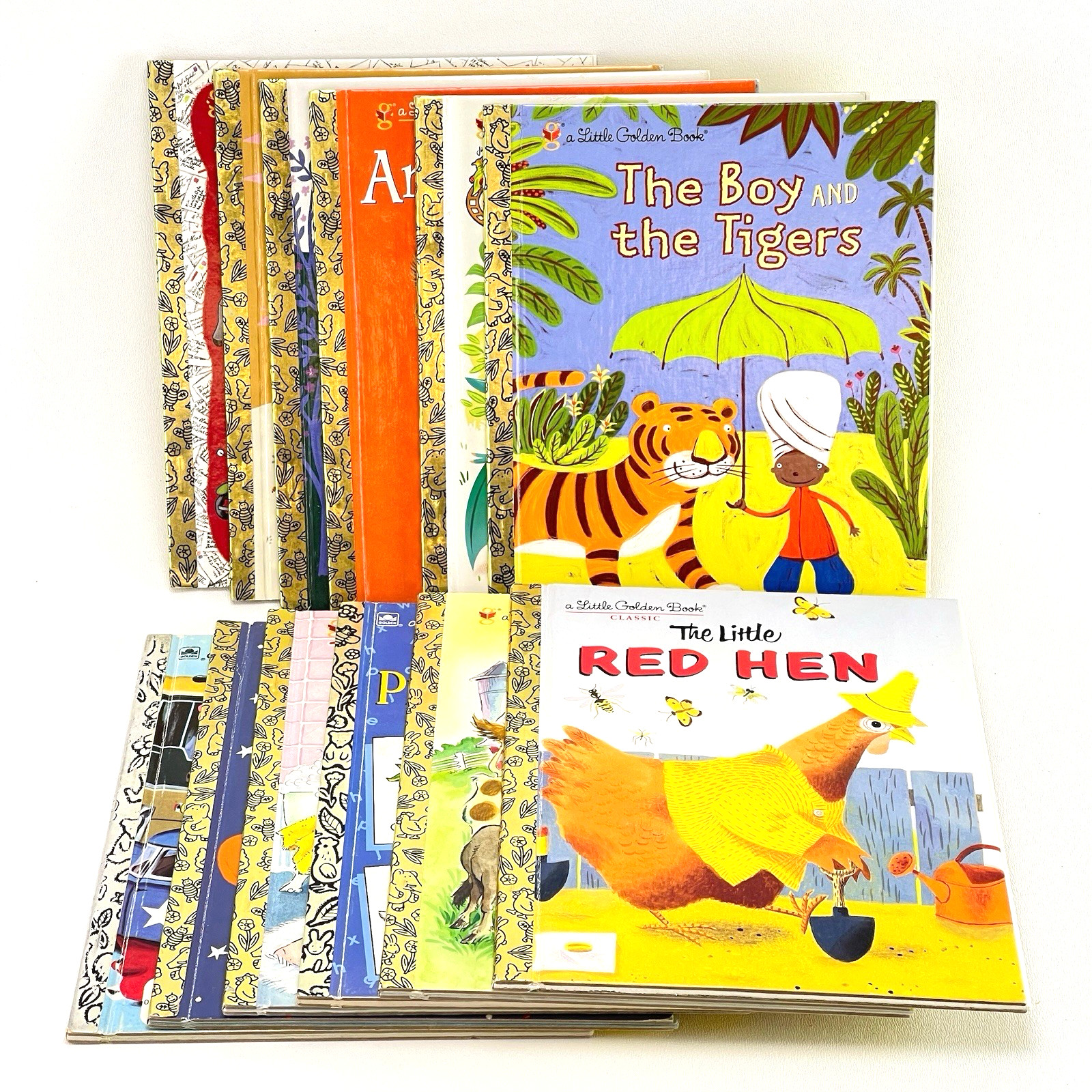 Little Golden Books Lot of 12 Classic Children’s Books – Mixed Titles