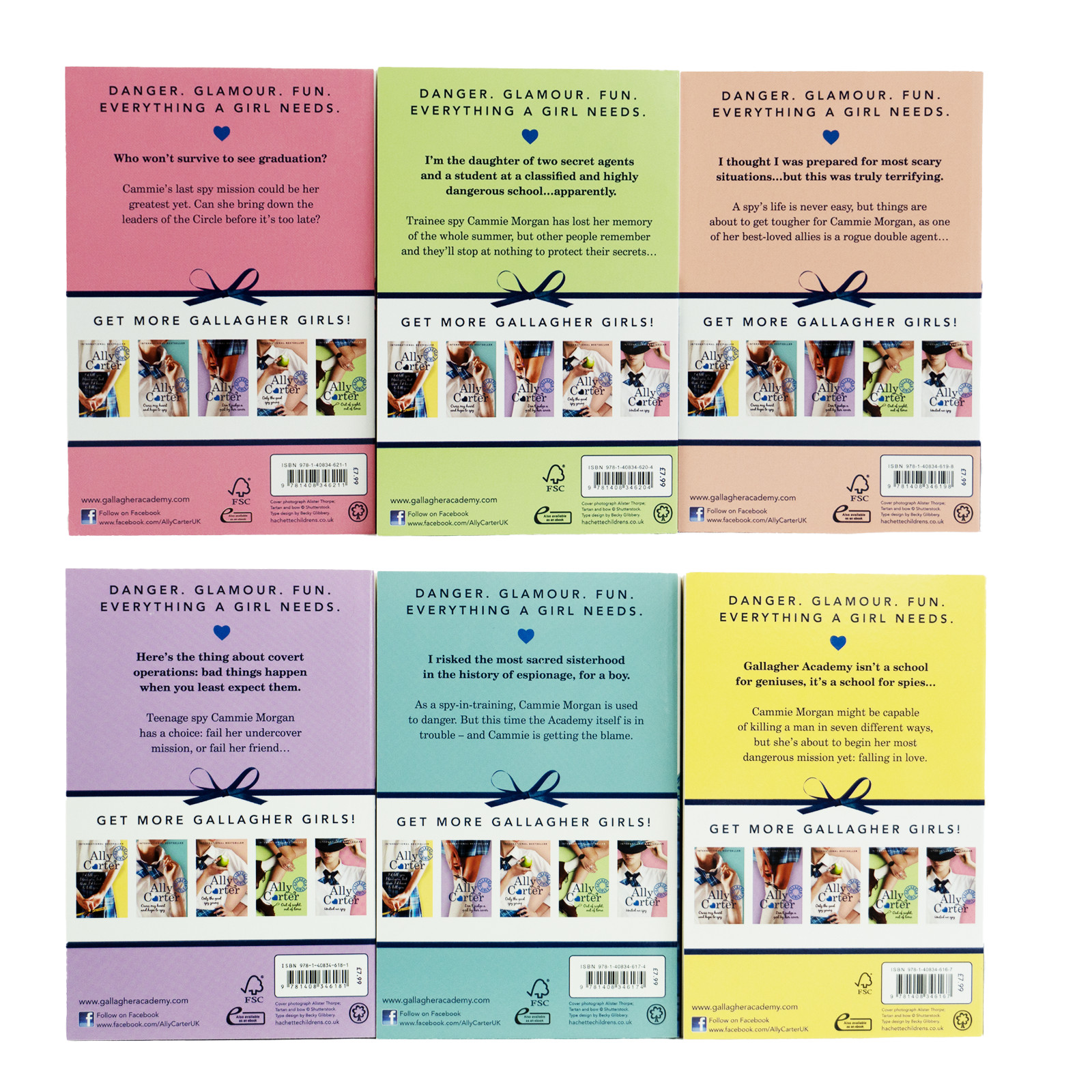 Gallagher Girls by Ally Carter 6 Books Collection Box Set – Ages 12-17 – PB