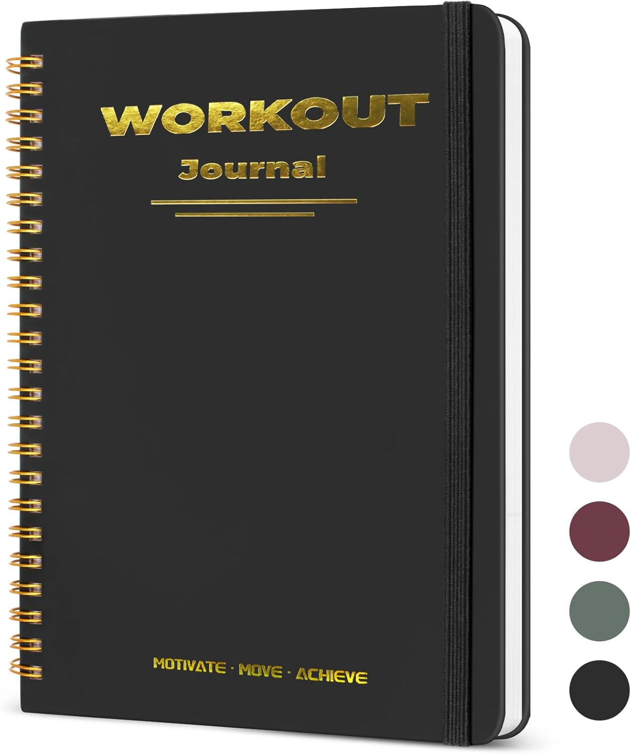 Undated Fitness Workout Journal for Men & Women, A5(8.5″ x 6.7″) Fitness Journal