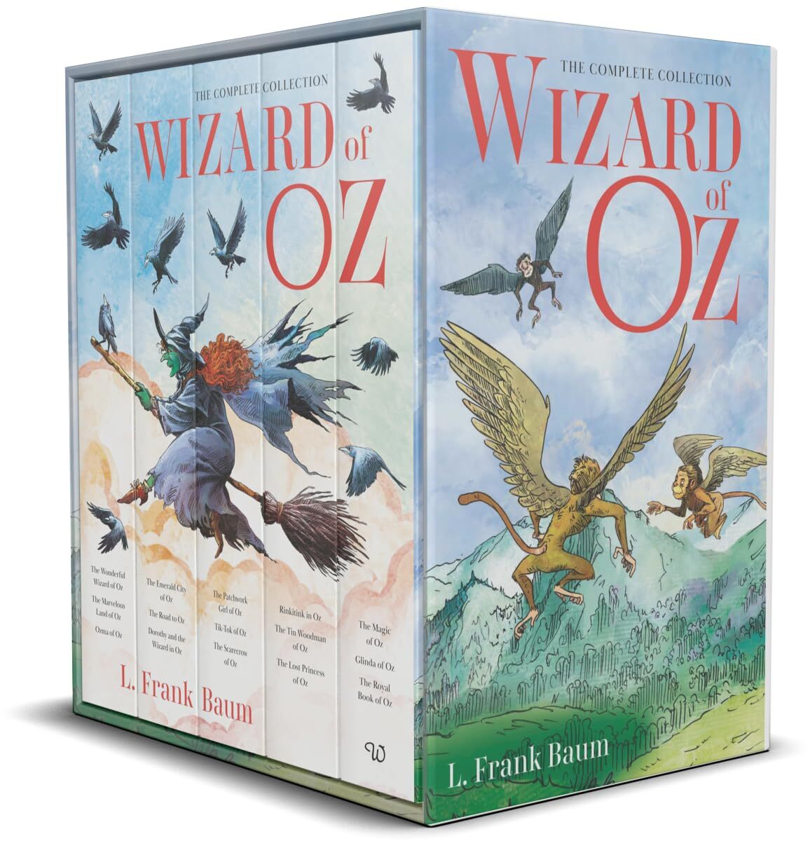 The Complete Collection Wizard of OZ Series 15 Books Collection Box Set By L. Fr