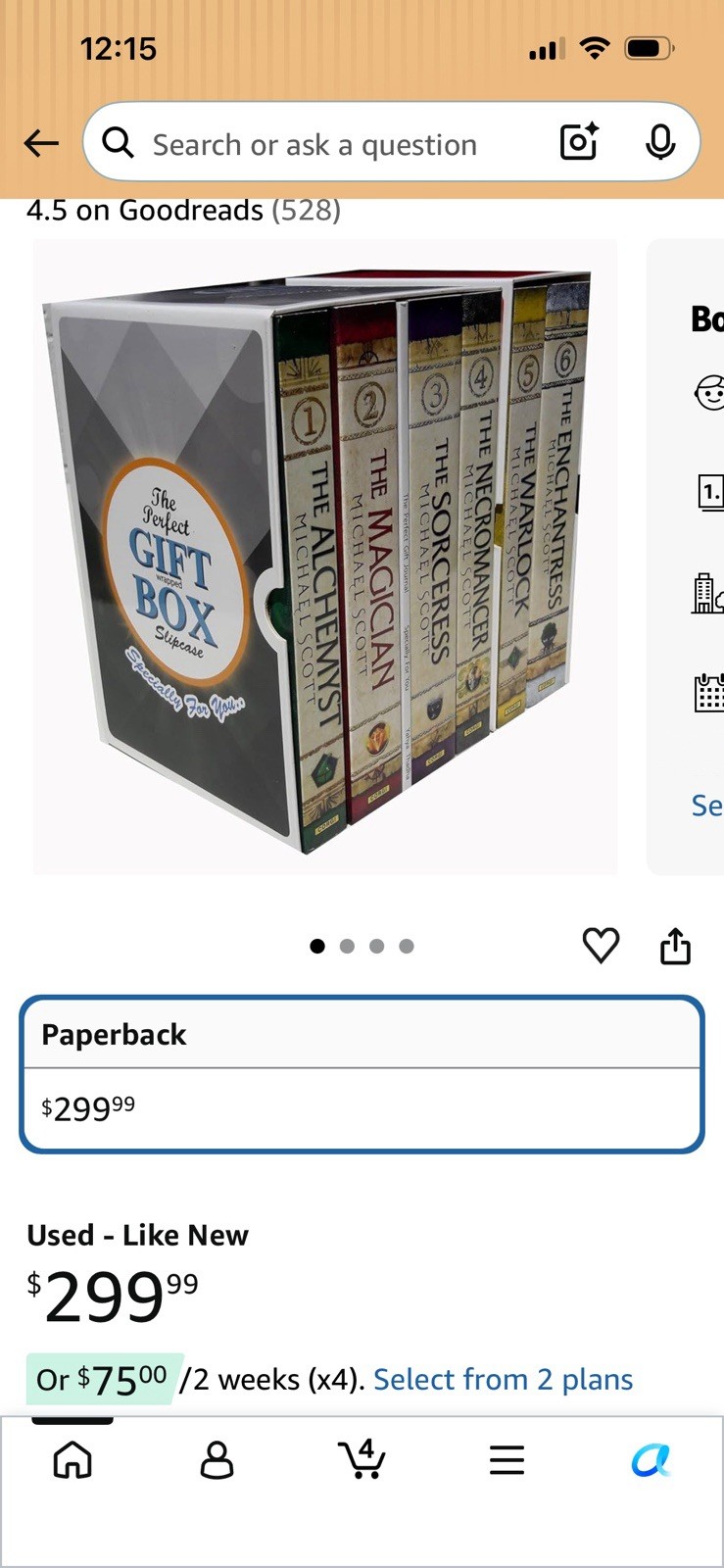 The Alchemyst Collection Box Set Paperback Michael Scott Nicholas Flamel
