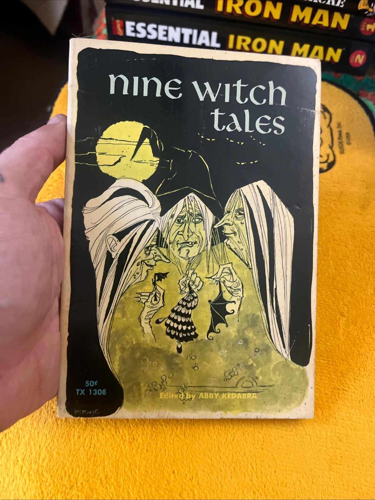 Nine Witch Tales Edited Abby Kedabra 1st printing 1968 Scholastic Vintage Horror
