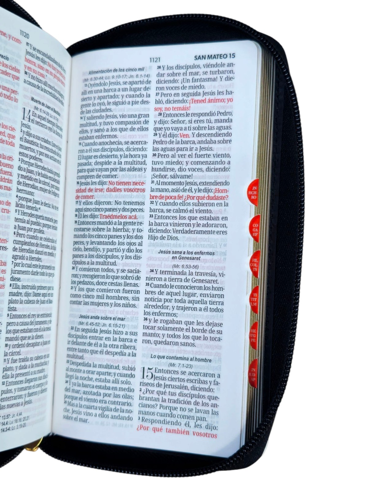 Biblia Chequera Letra 8.5 puntos RV1960 imit piel tricolor con indice