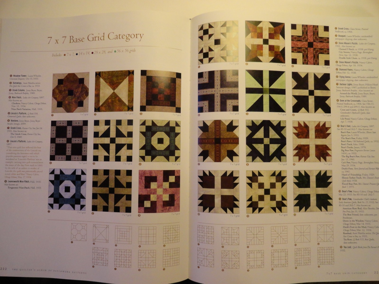 The Quilter’s Album of Patchwork Patterns by Jinny Beyers, signed by the author