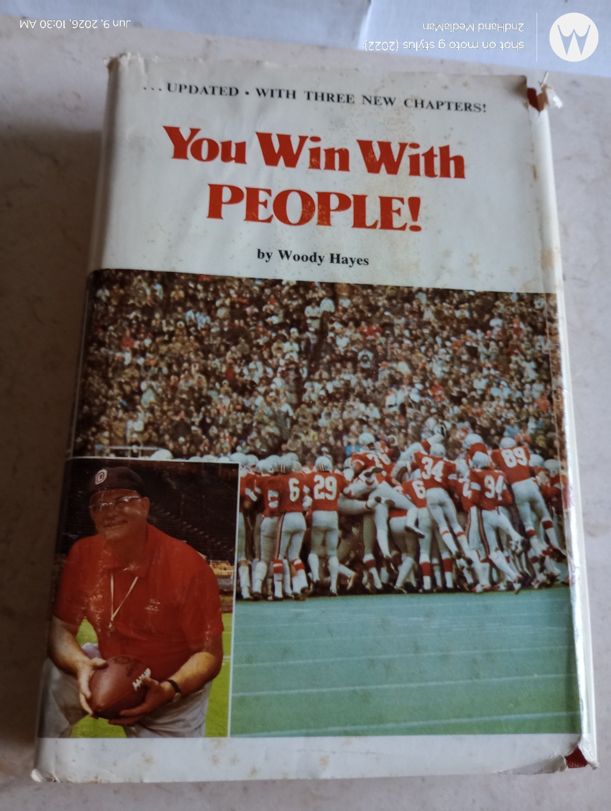 1975 2ND EDITION YOU WIN WITH PEOPLE WOODY HAYES HC/HARDCOVER/DJ BOOK