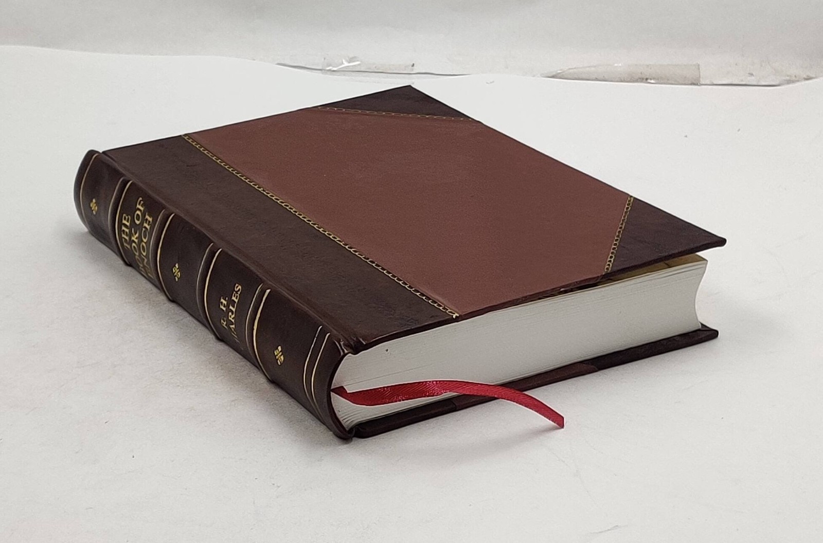 The book of Enoch, or 1 Enoch 1912 by R. H. Charles [Leather Crafted]