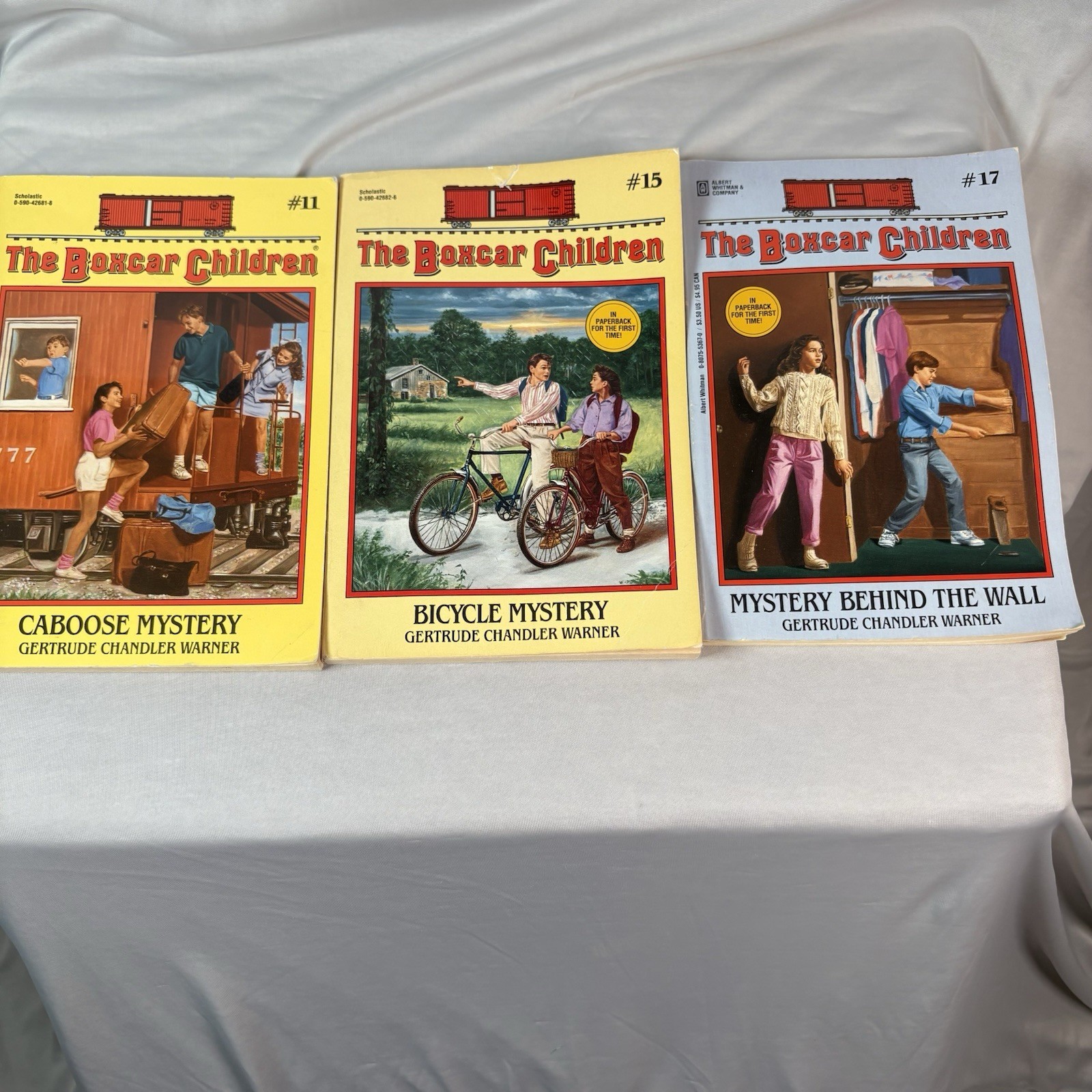 Vtg The Boxcar Children Book Lot of 15 Paperback #1 6 11 15 17 19 21 22 & more