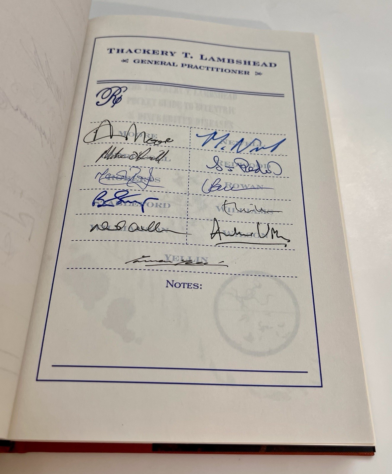 SIGNED LIMITED ED. Alan Moore Neil Gaiman The Thackery T. Lambshead Pocket Guide