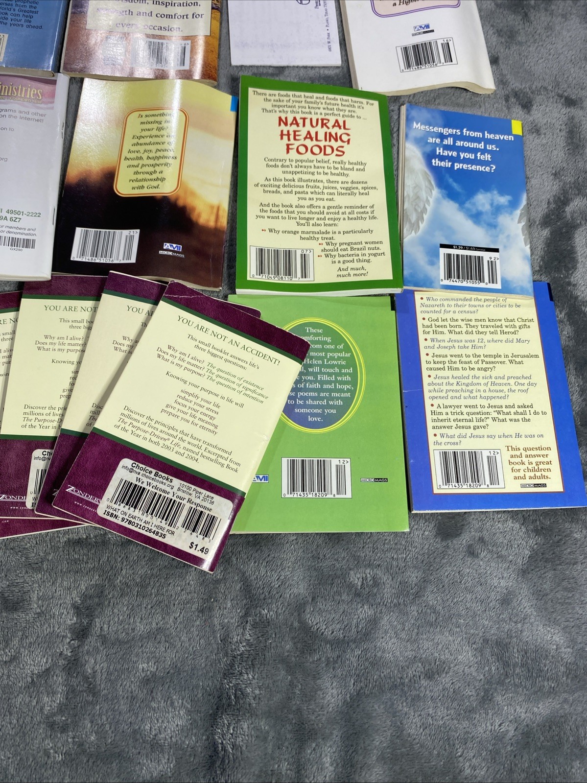Vtg Christian Mini Book Booklet Lot Of 69 Inspirational Religious Healing Prayer