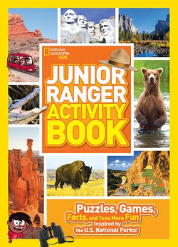 Junior Ranger Activity Book: Puzzles, Games, Facts, and Tons More Fun Ins – GOOD