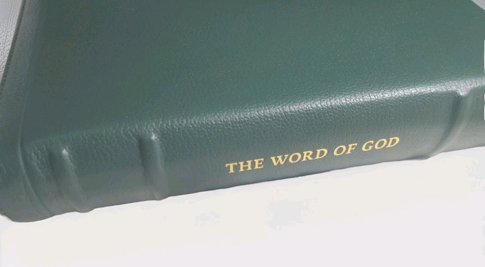 Humble Lamb NKJV Shepherd Bible Forest Green Goatskin Full-Grain Ribbons Gilded
