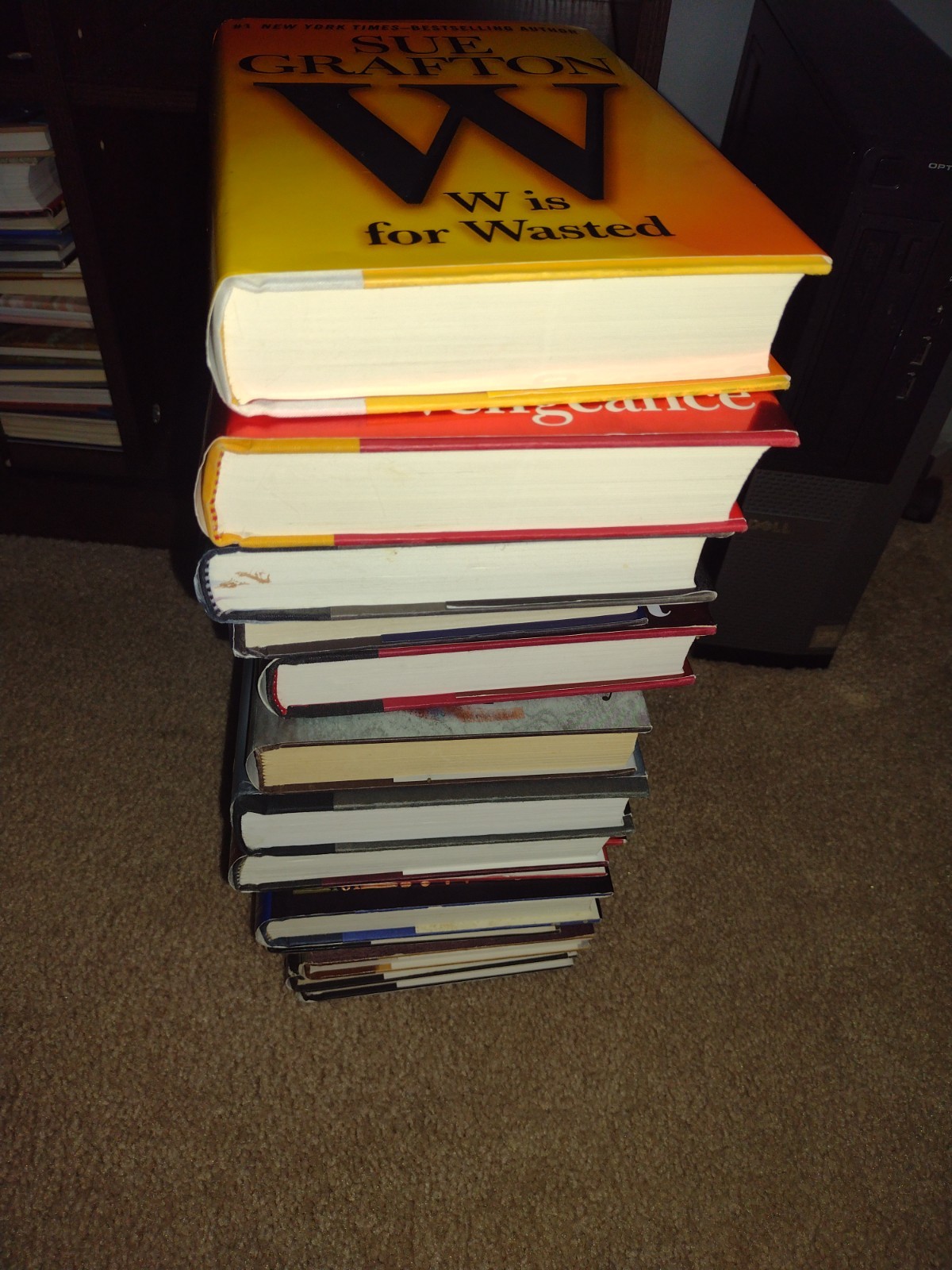 Lot 15 Sue Grafton Novels. HC. B, C, D, F, I, L, M, N, P, Q, R, S, T, V, And W.