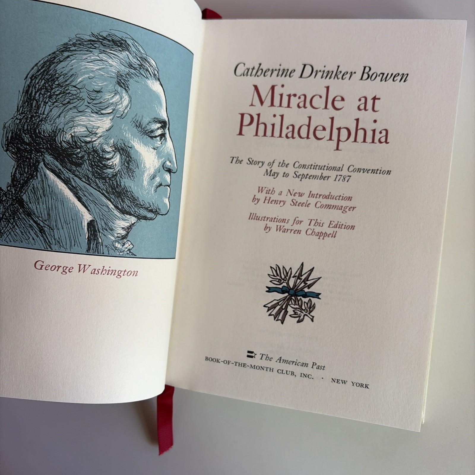 Catherine Drinker Bowen Miracle at Philadelphia HC DJ Slipcase VG+ History