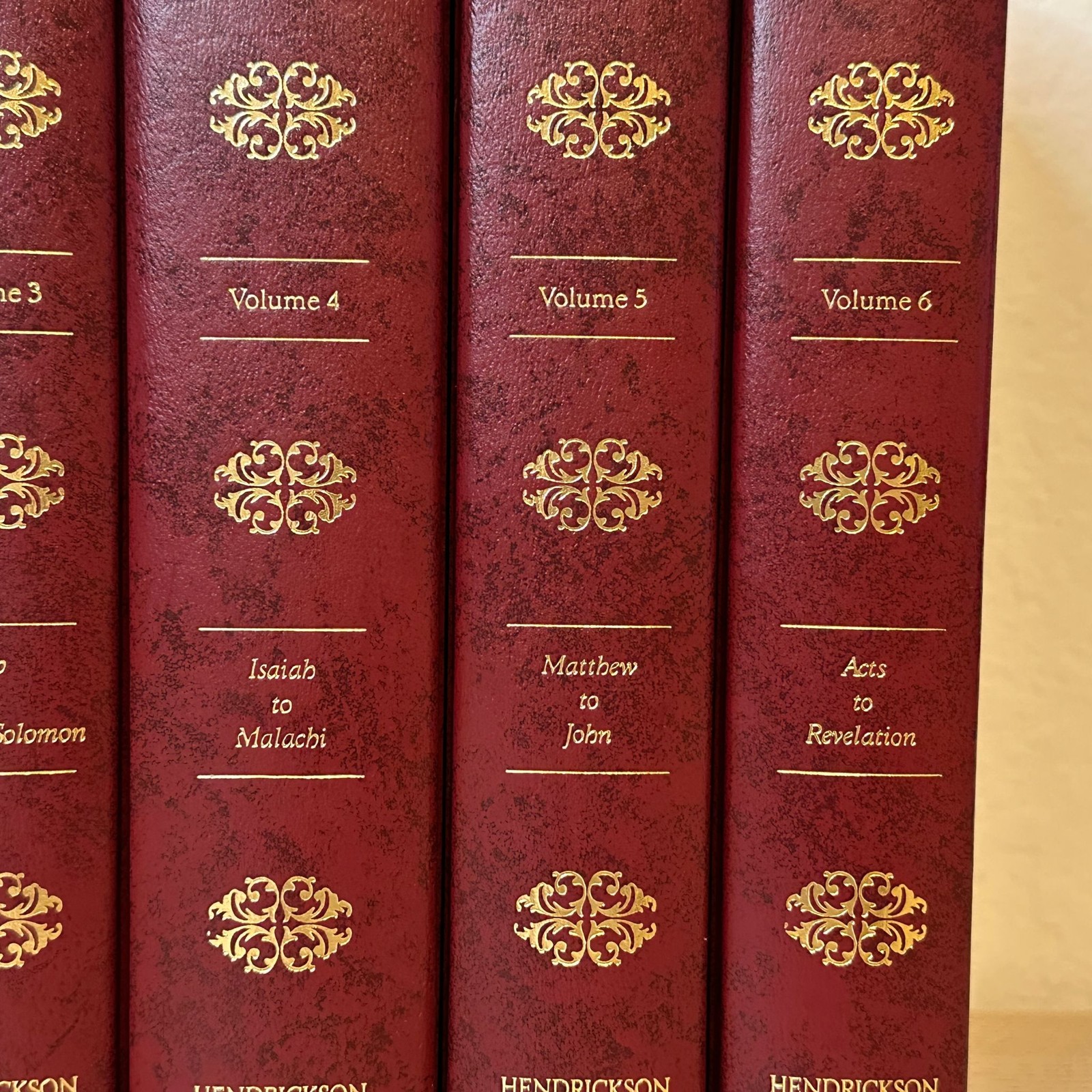 Matthew Henrys Commentary on the Whole Bible 6 Volume Set HC New Modern Edition
