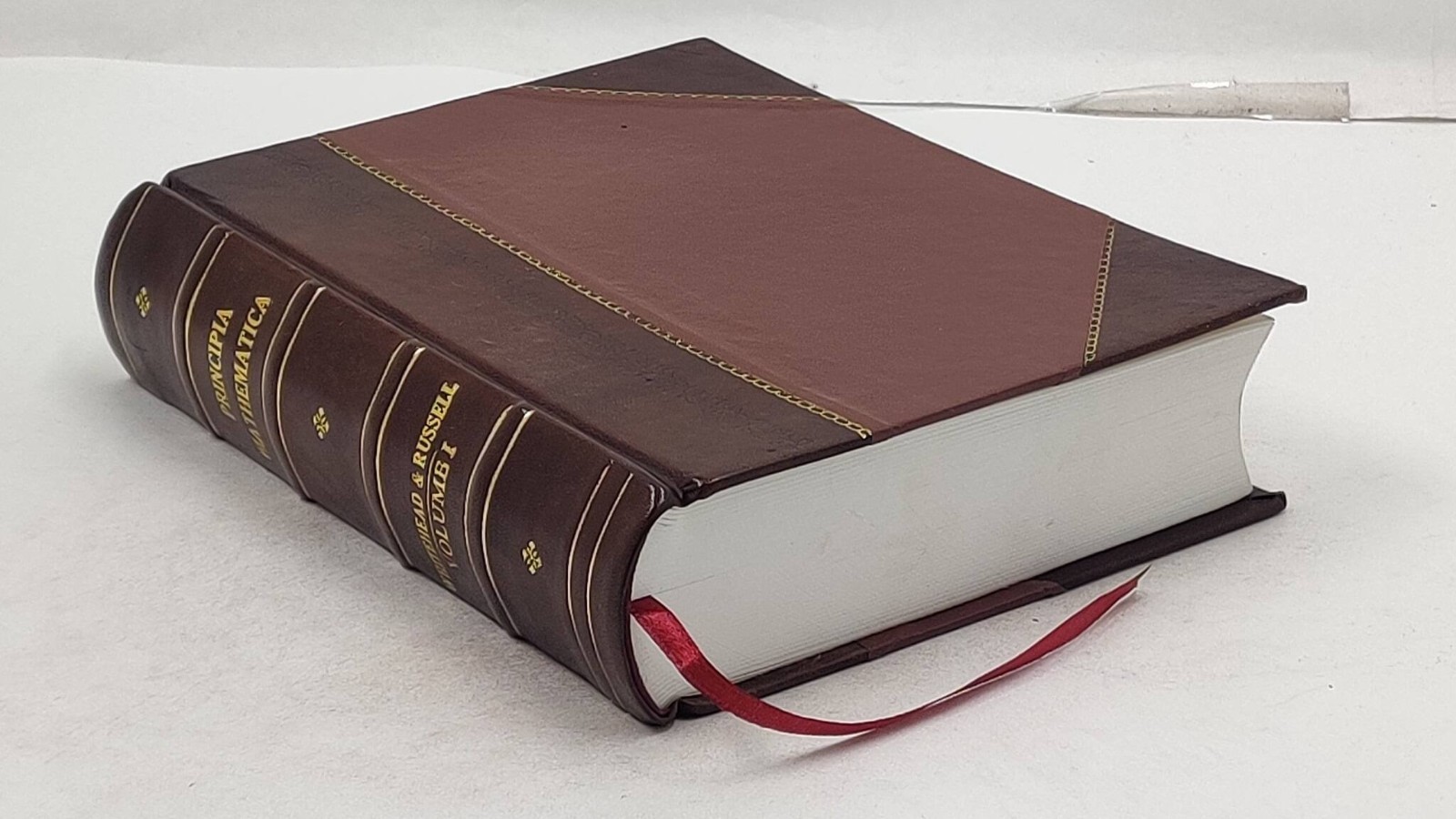 Principia Mathematica Volume 1 1910 by Whitehead A.N., Russel B. Leather Crafted