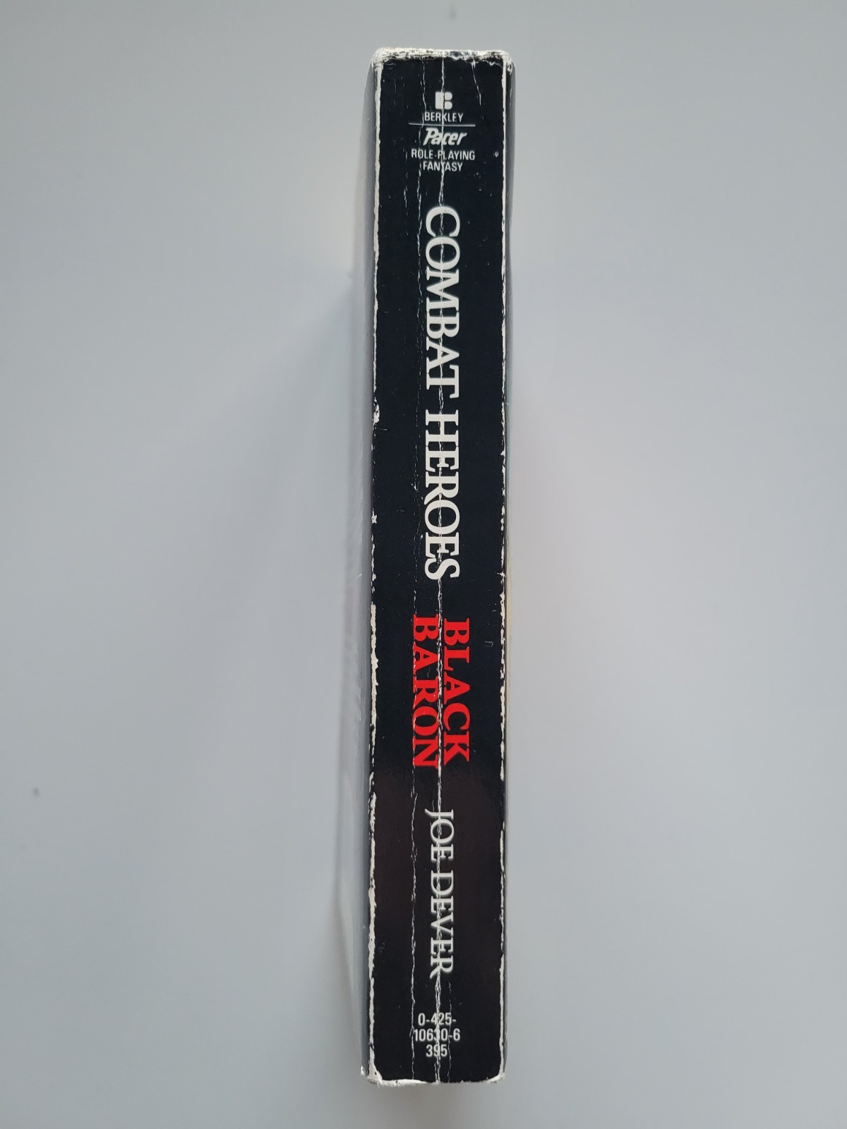 1986 COMBAT HEROES (NO WRITING) BLACK BARON JOE DEVER PAPERBACK ROLE PLAYING VTG