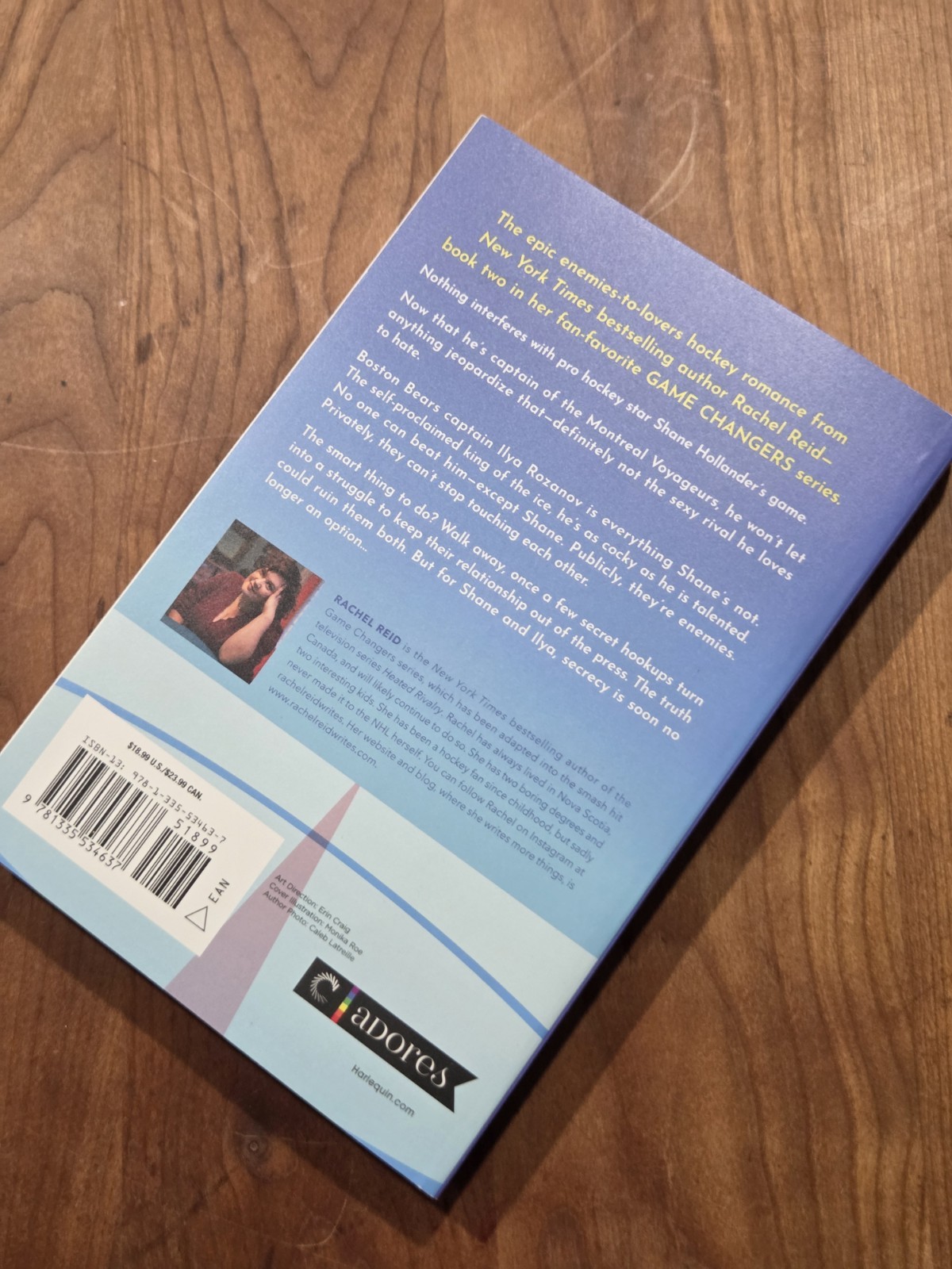 Heated Rivalry by Rachel Reid (2024, Trade Paperback) Signed Book