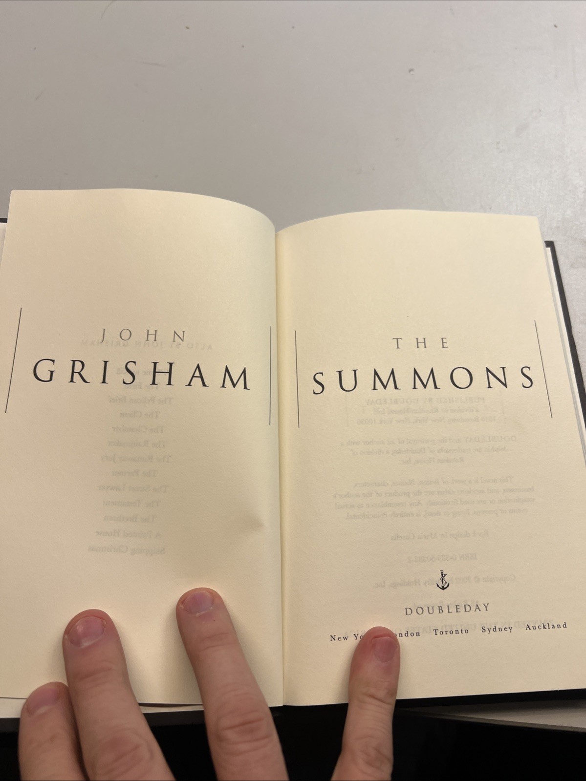 The Summons by Grisham, John