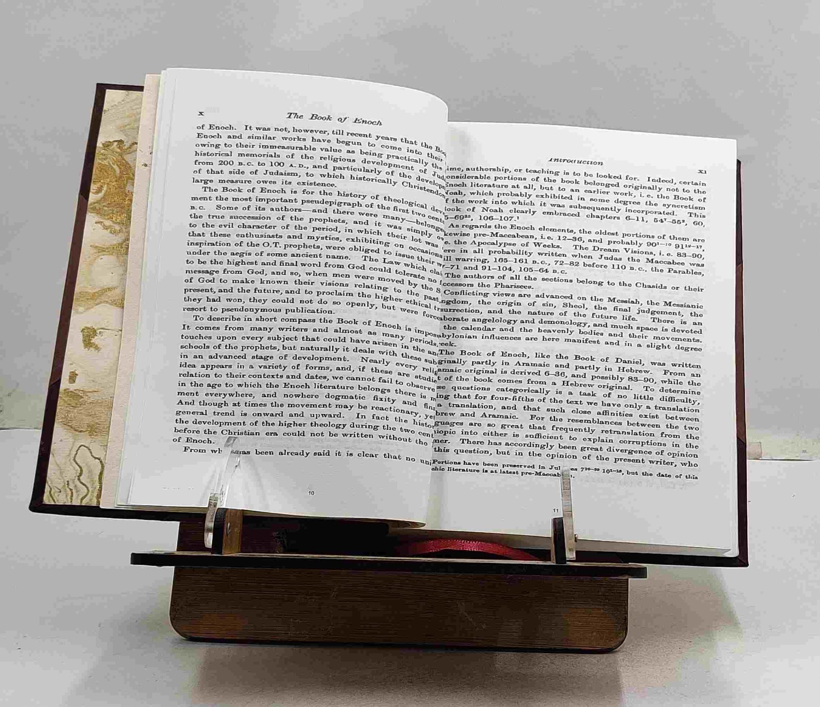 The book of Enoch, or 1 Enoch 1912 by R. H. Charles [Leather Crafted]
