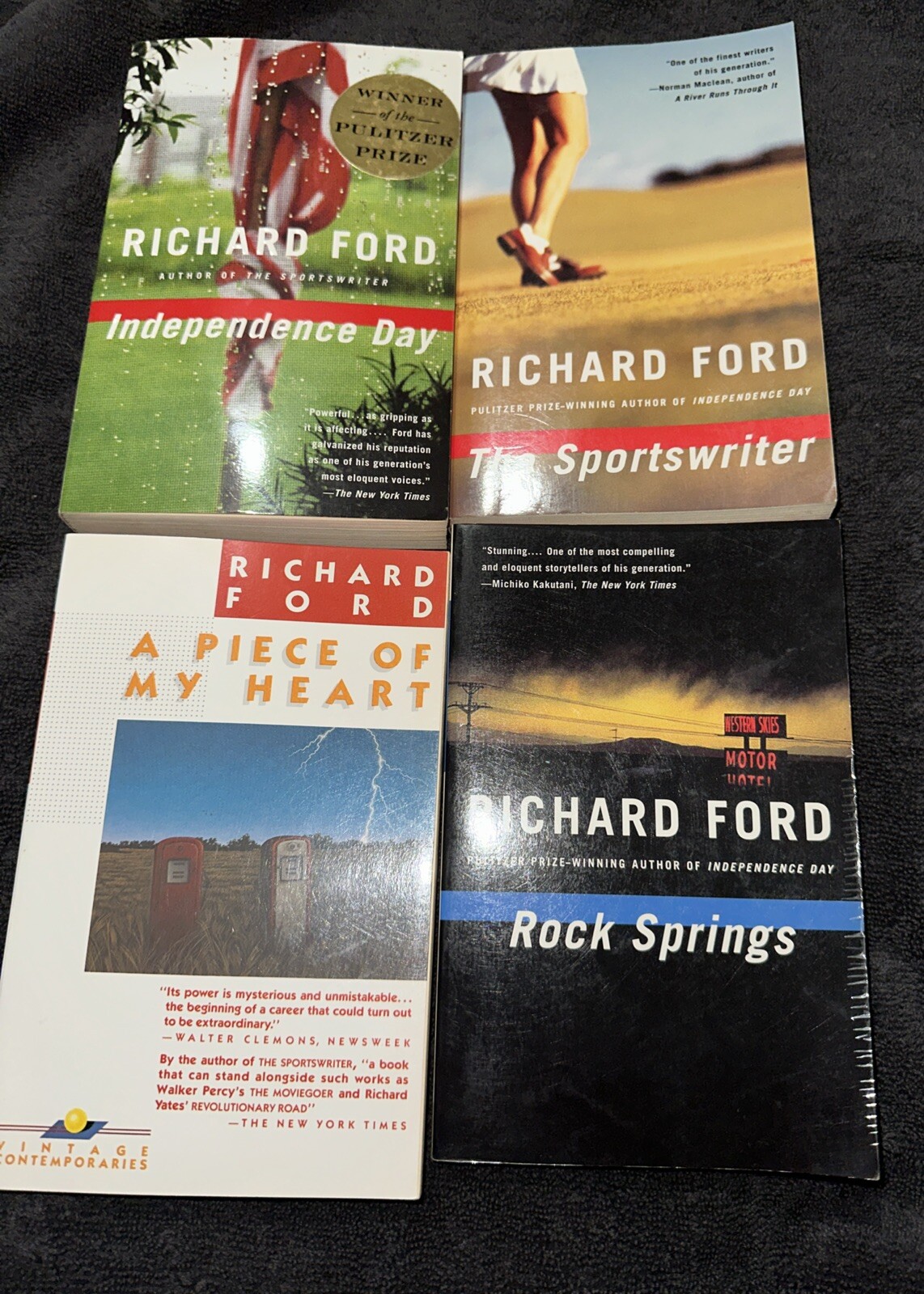 Lot Of 4 Books by Richard Ford – Trade Paperbacks – Good Condition