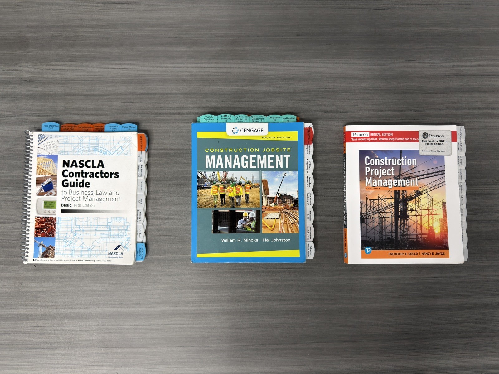 NASCLA Book Set – Highlighted and Tabbed Commercial General Building Contractor