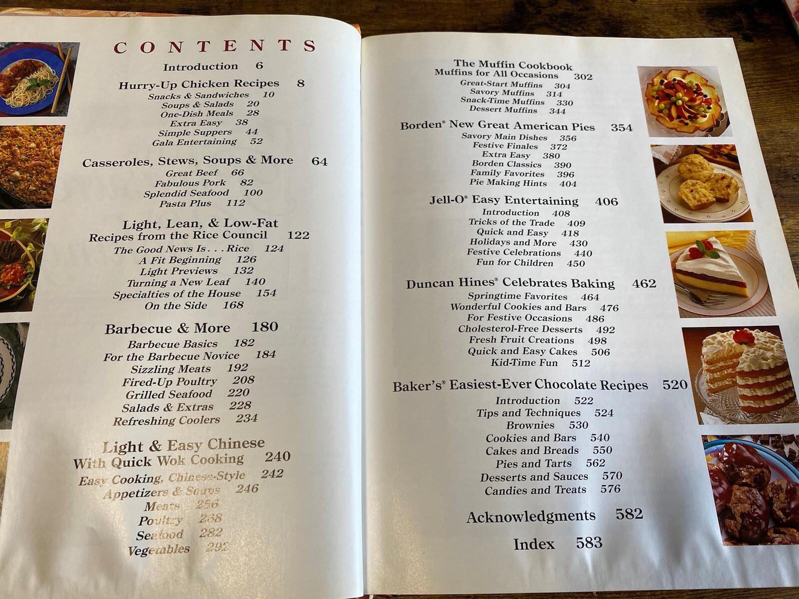 Vintage 1993 10 Cookbooks In 1 The Pleasures Of Cooking Cookbook Book 608 Pages