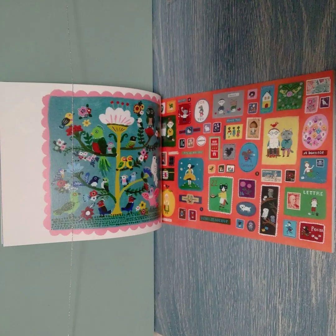 Yumi Kitagishi Art Book LITTLE WORLD 40 Pages All Color W8.2 x H5.8in JAPAN NEW