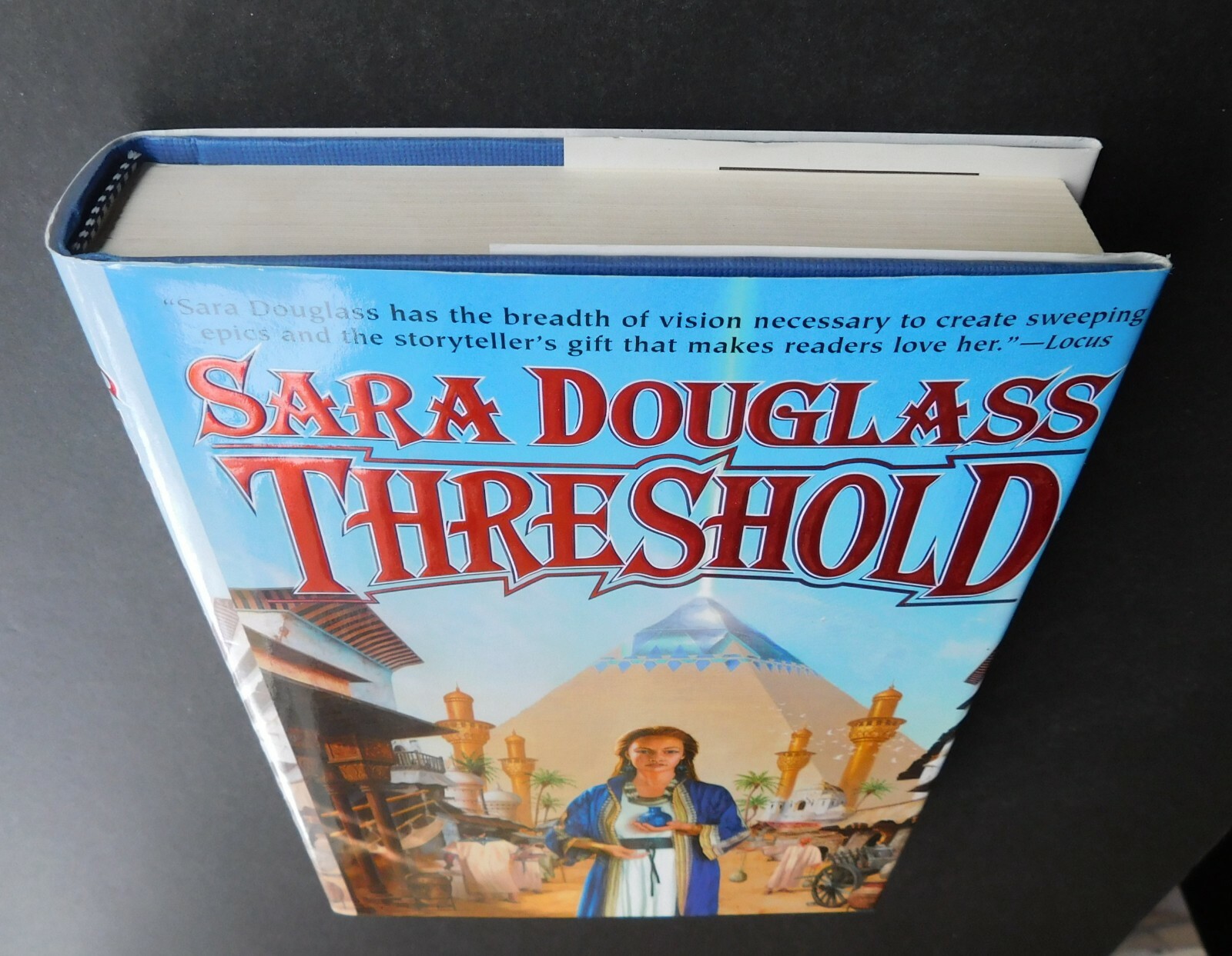 THRESHOLD True 1st ed SARA DOUGLASS  1997 Hardcover HCDJ unread 448 pages