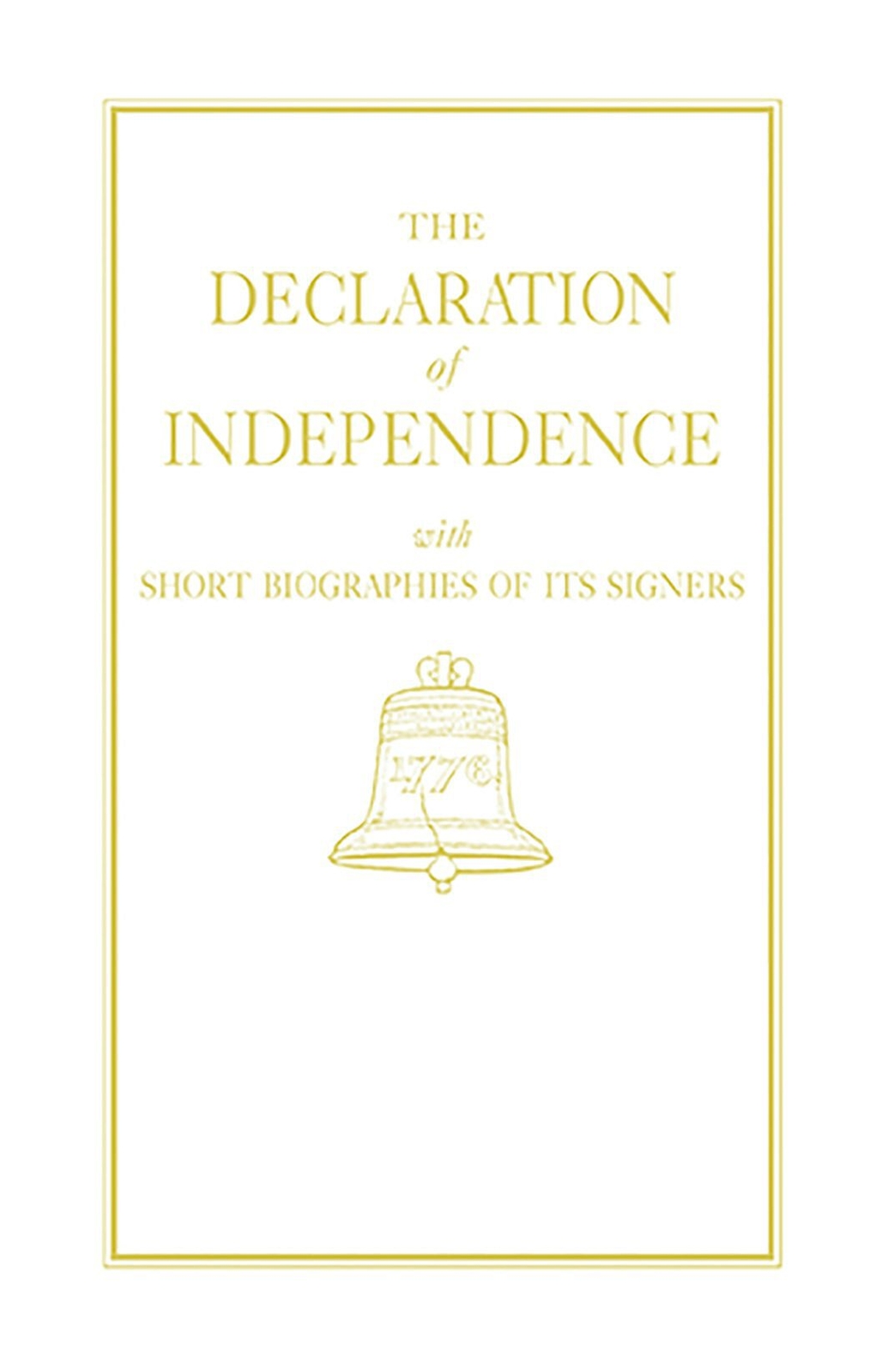 NEW Applewood Books Declaration of Independence, 9781429095341 Books of America