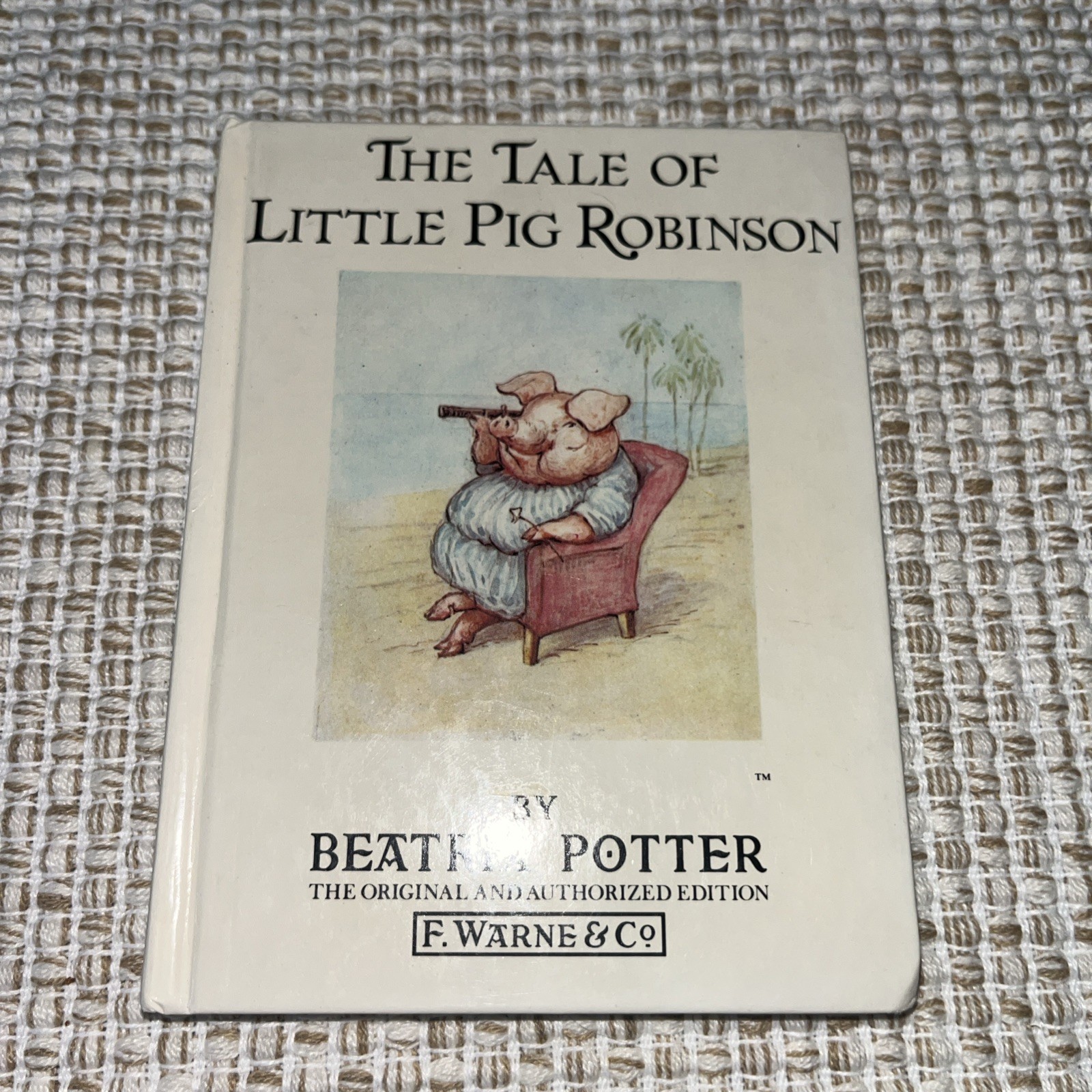 The Tale of Little Pig Robinson 1986 by Beatrix Potter #19 Mini Book