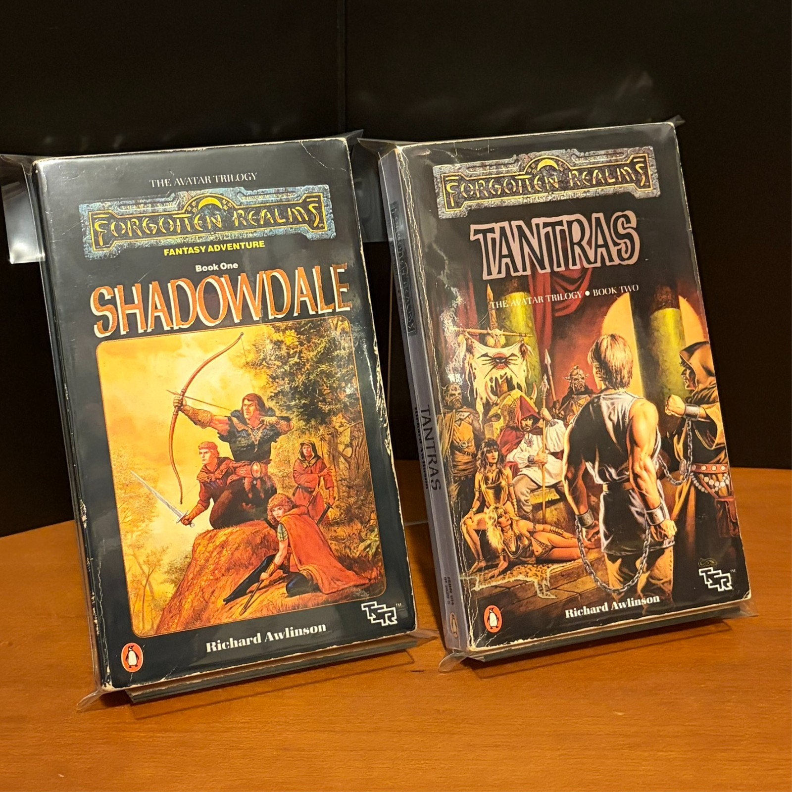 Forgotten Realms: Shadowdale & Tantras, Avatar 1-2 1989 Penguin Editions D&D Lot