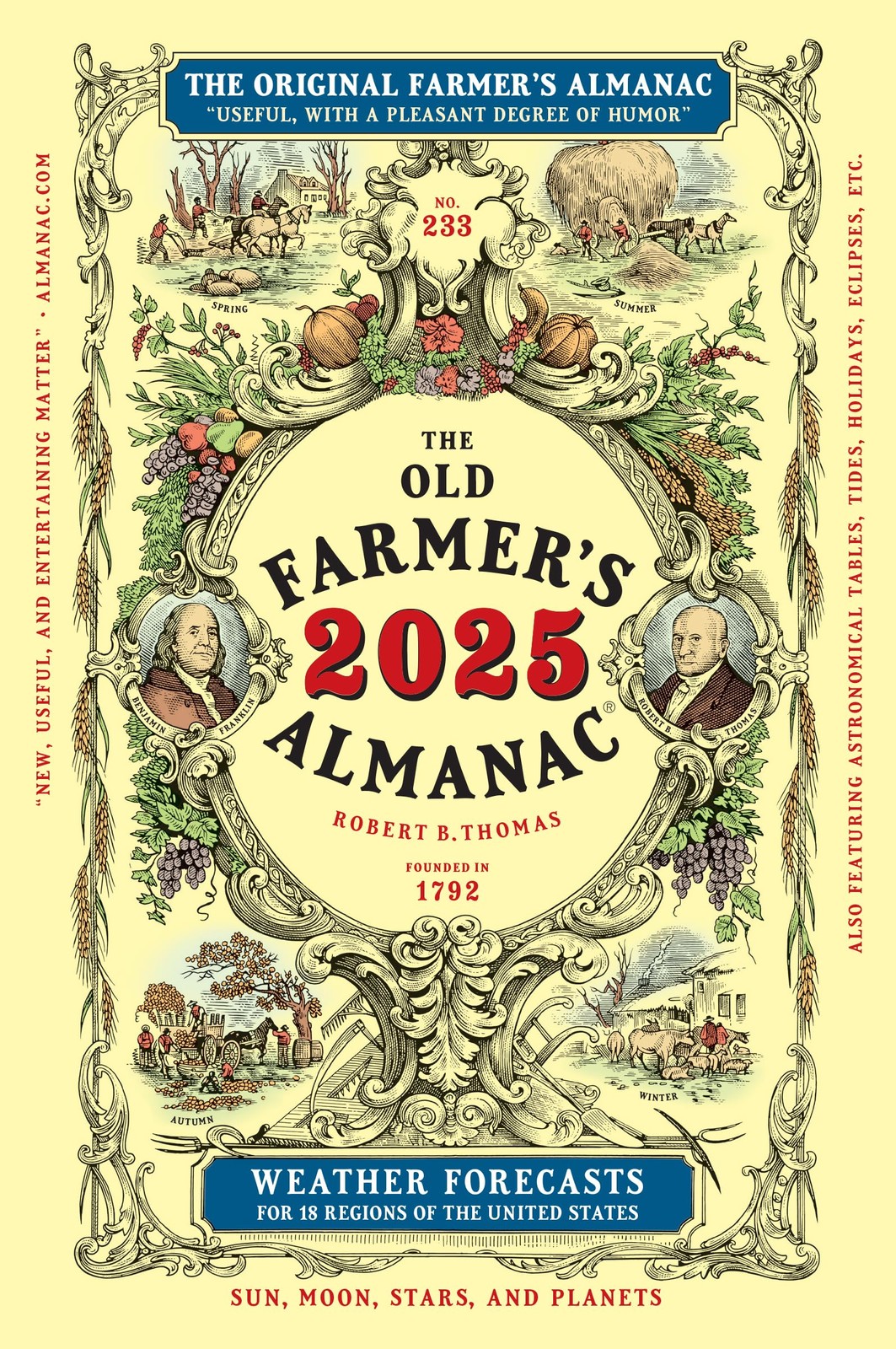 The 2025 Old Farmer’s Almanac – Old Farmer’s Almanac – Very Good – See condi…