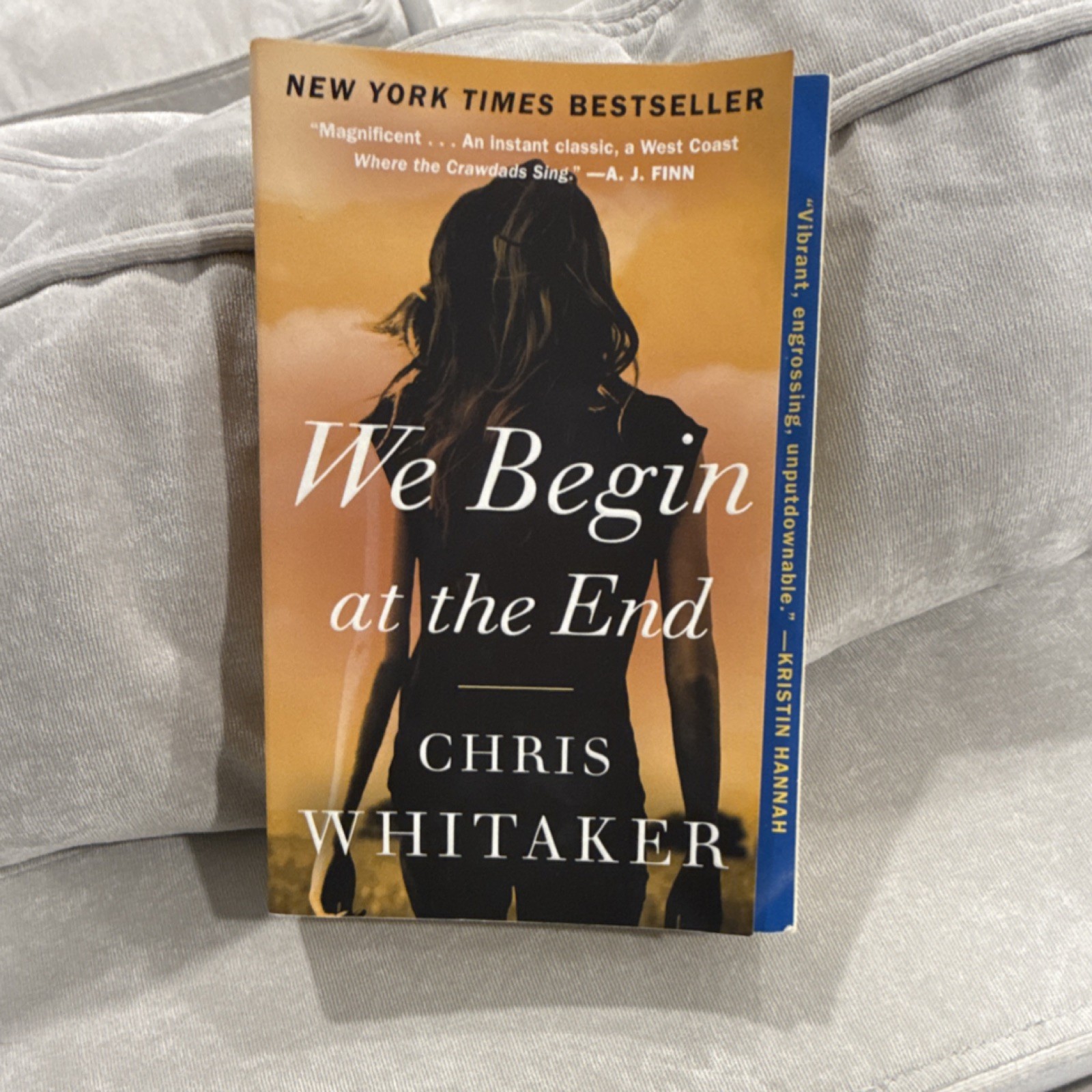 Chris Whitaker We Begin at the End Hardcover 2021 Novel Holt Mystery Literary