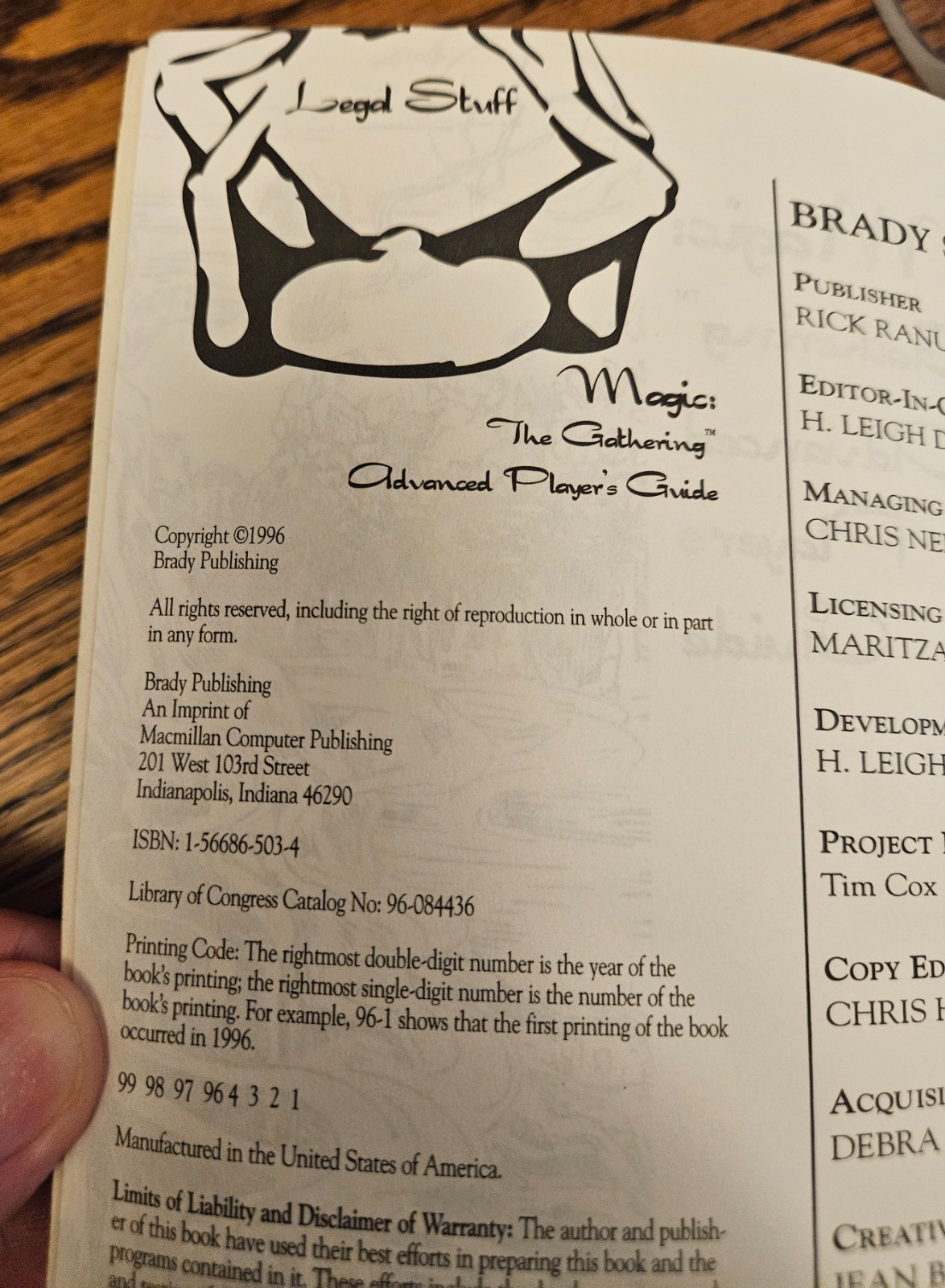 TOTALLY UNAUTHORIZED MAGIC: THE GATHERING – First Print, 352 pages, 1996