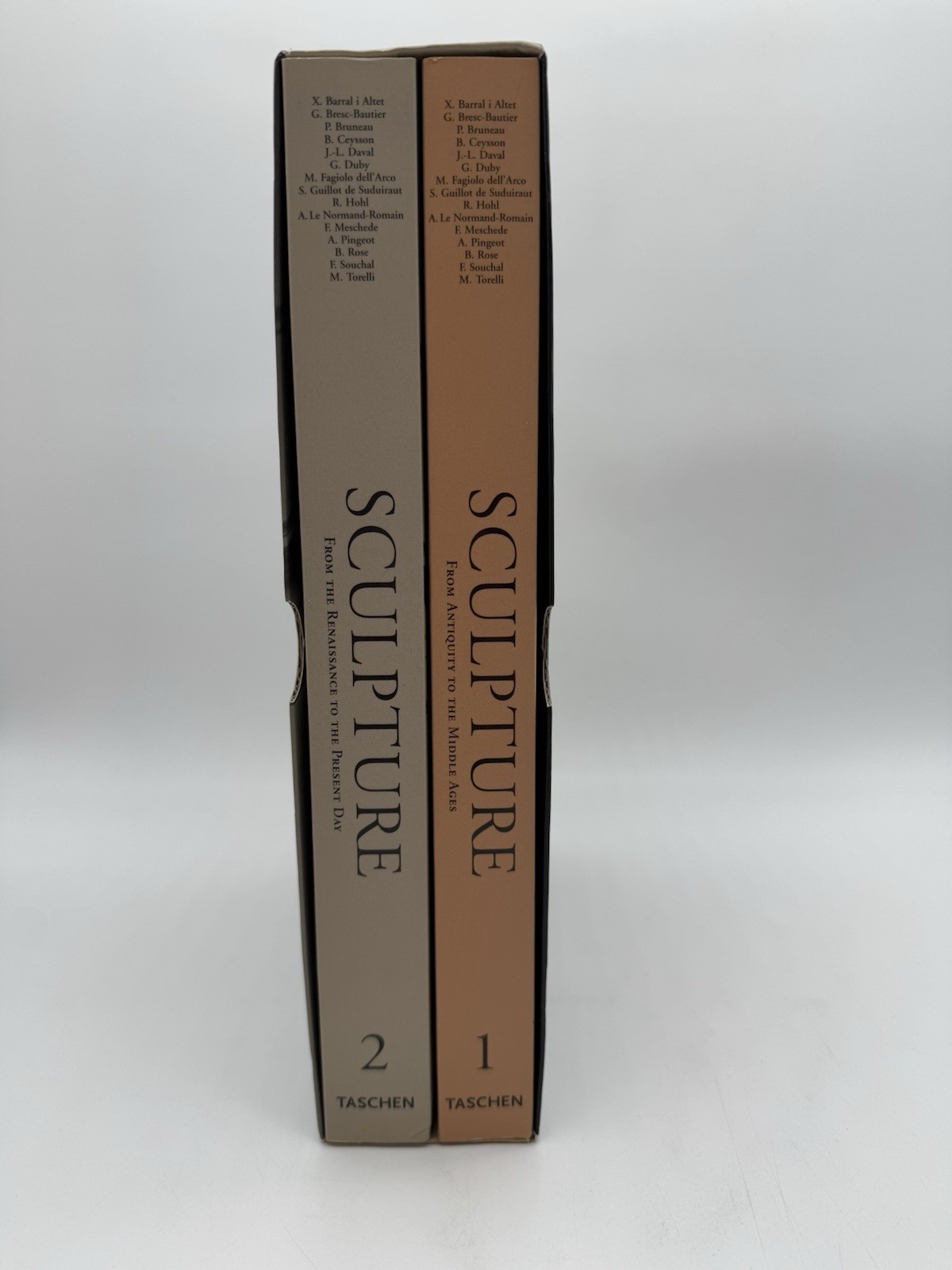 Sculpture From Antiquity to the Present Day by Georges Duby Slipcase 2 Books