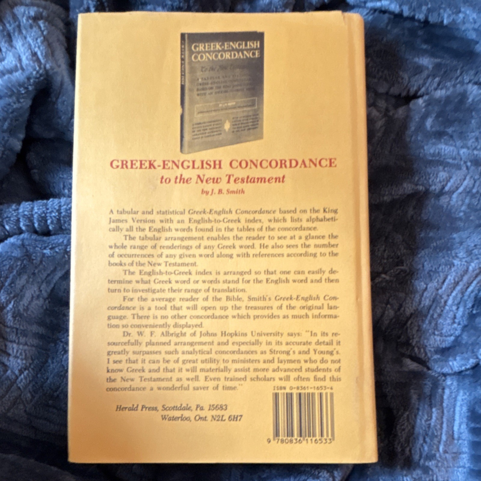 Herald Press A Parsing Guide to the Greek New Testament Han Hardcover Bible