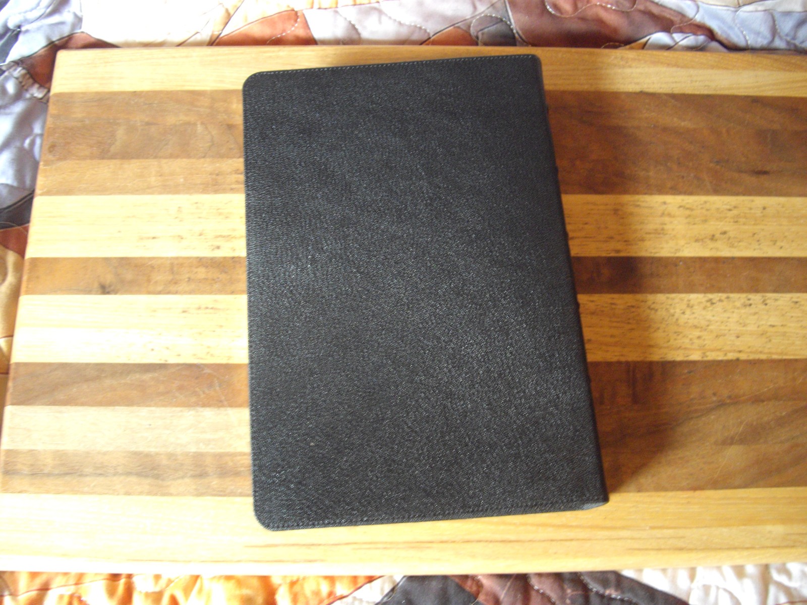 Cambridge Black Genuine Goatskin Leather Topaz NKJV Large Print Reference Bible
