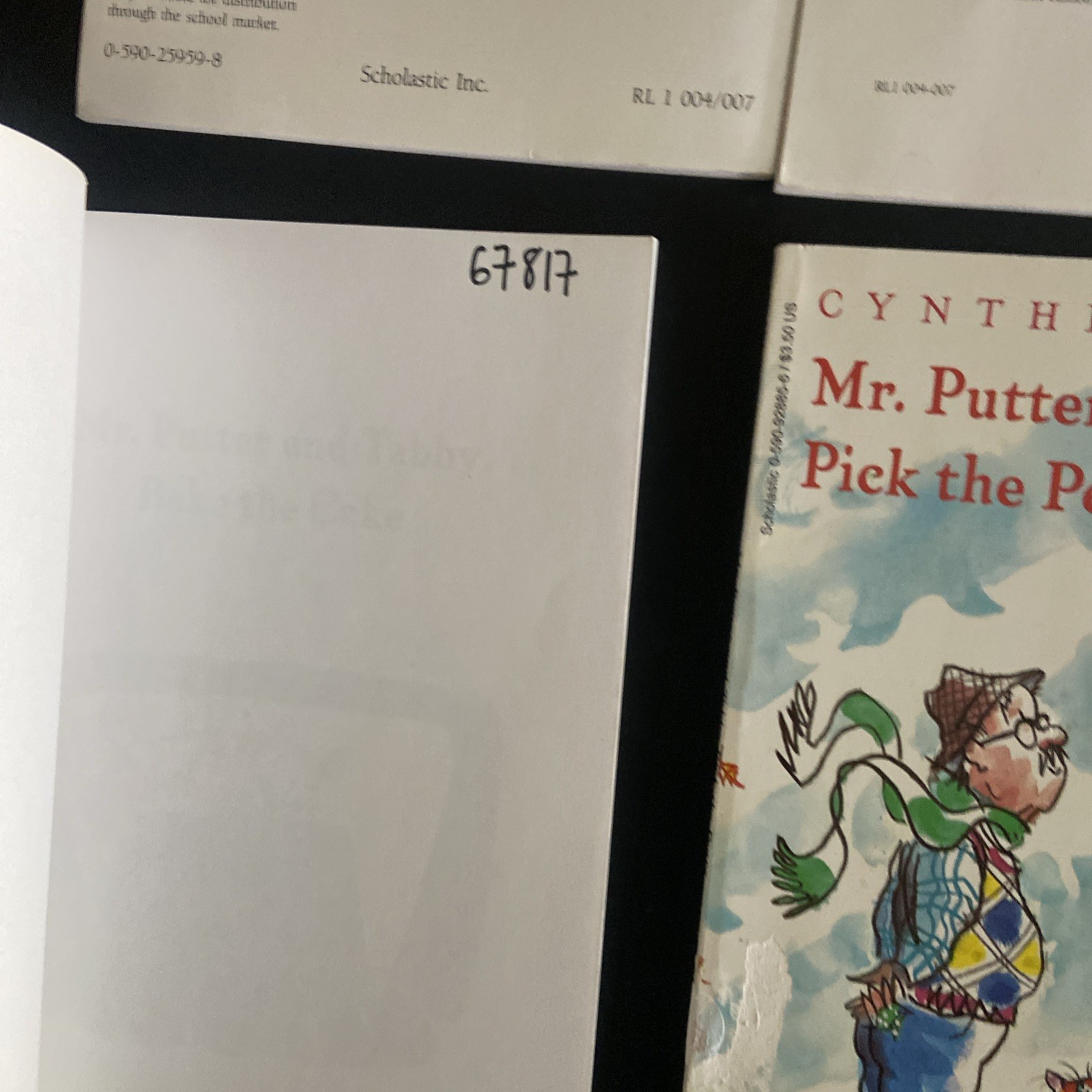 Cynthia Rylant Mr. Putter & Poppleton Lot Of 8 HC & PBs G – VG Condition