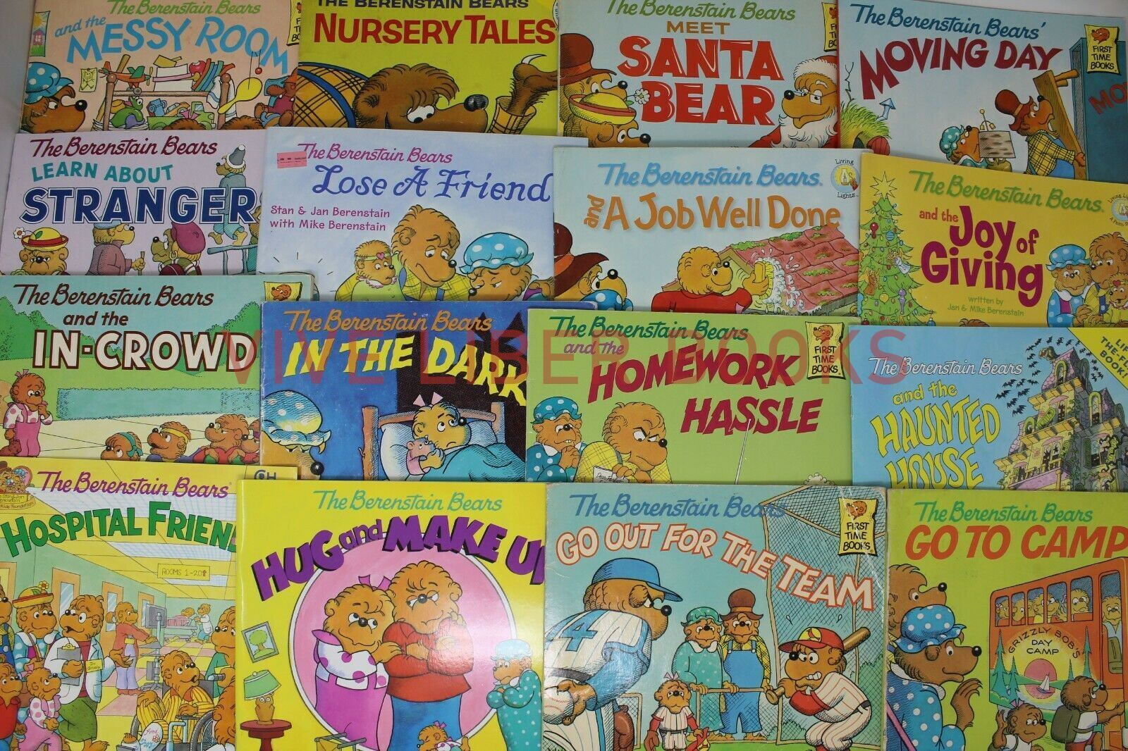 Lot of 10 Berenstain Bears Books Children Kids Picture Random Titles Unsorted