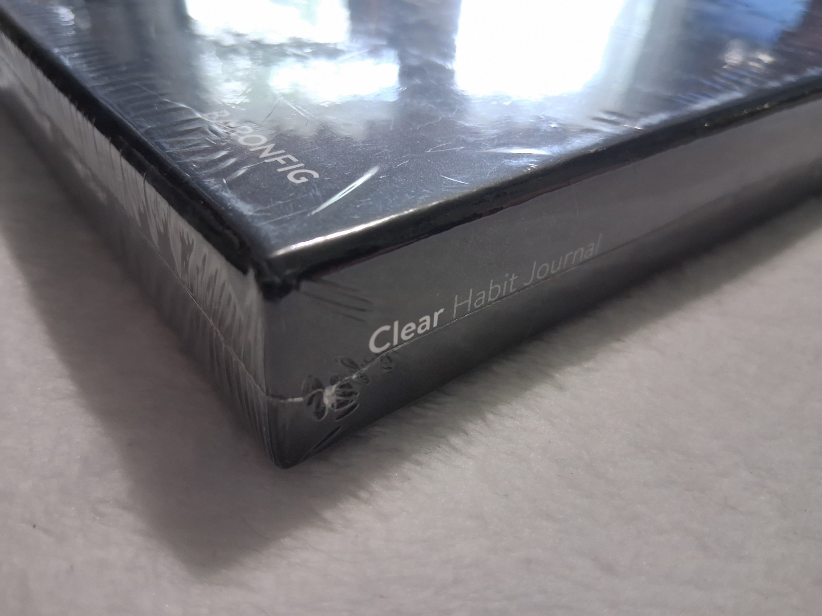 Baronfig Clear Habit Journal Book Sealed Box Black Flagship James Clear NIP NEW