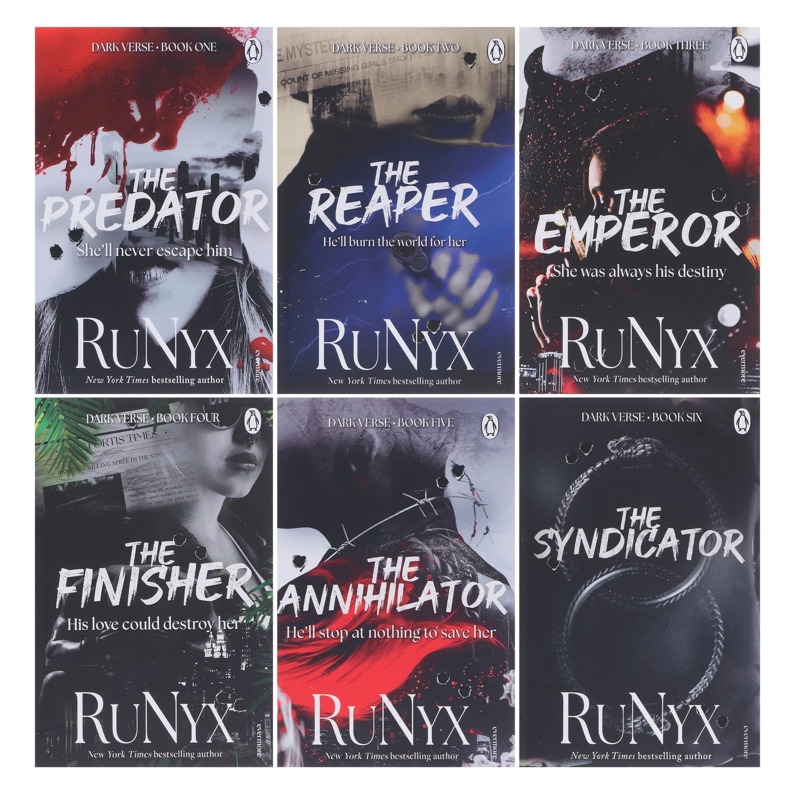 The Dark Verse Series by RuNyx 6 Books Collection Set – Fiction – Paperback