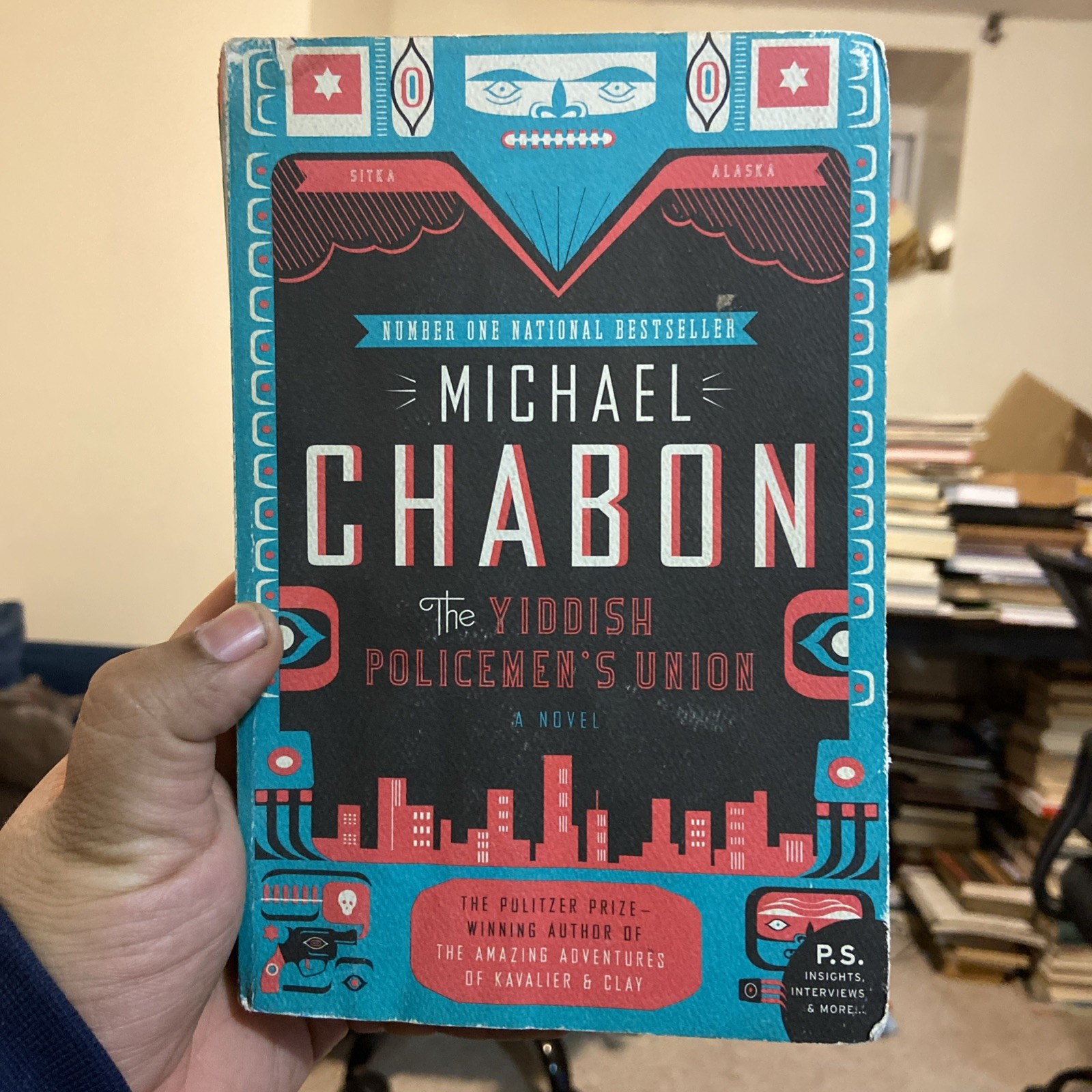 Yiddish Policemen’s Union Novel by Michael Chabon 2008 Trade Paperback 464 Pages