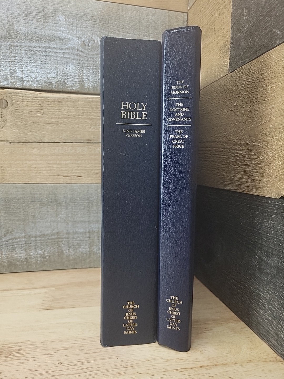 Extra Large Print 8.5 x 11 LDS Scriptures Blue Bible And Triple Combination