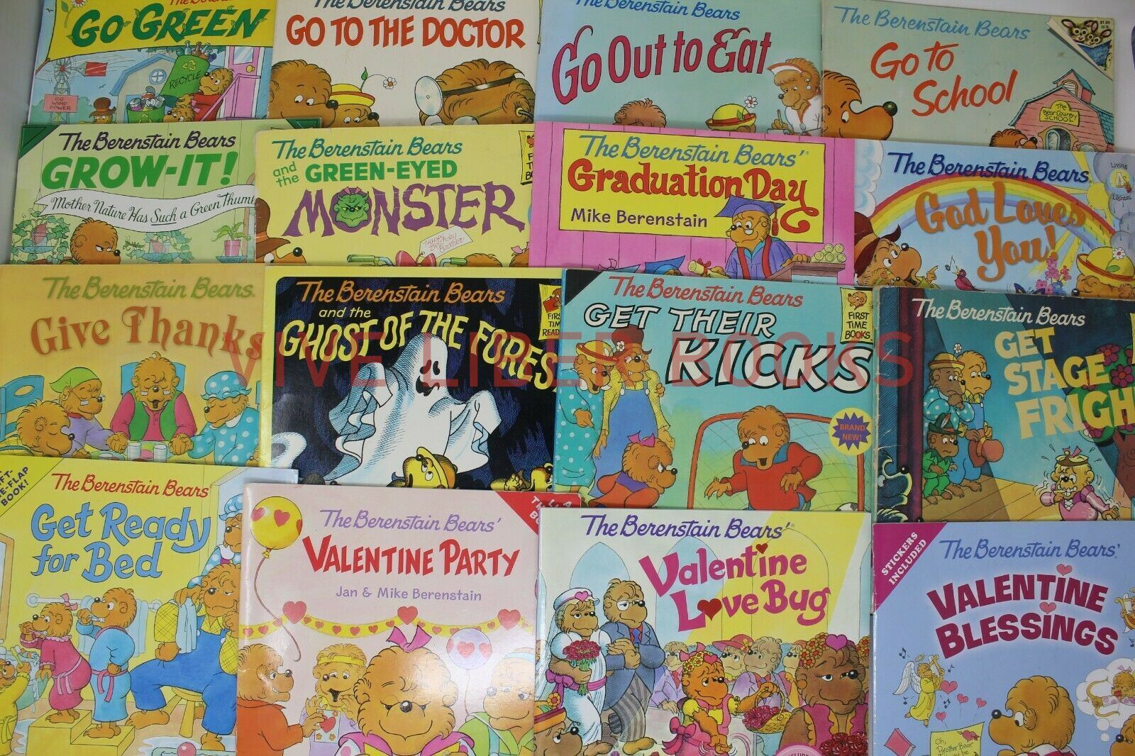 Lot of 10 Berenstain Bears Books Children Kids Picture Random Titles Unsorted