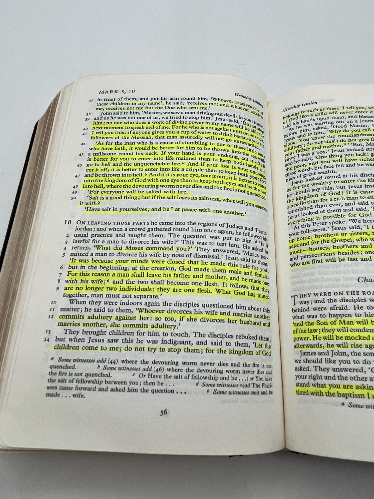 1971 New English Bible with Apocrypha Oxford Black Leather Great Britain