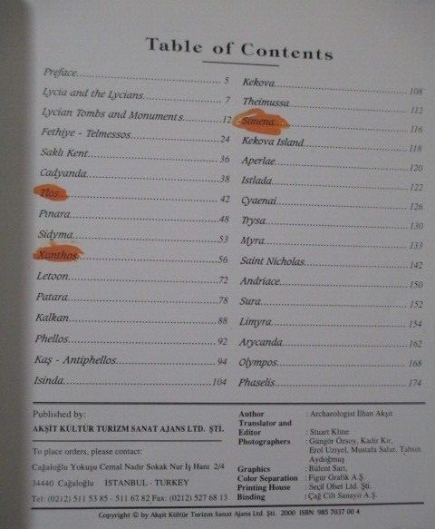 Lycia Land of Light Turkey Paperback Book Ihan Aksit 180 Pages 2000 8.5 X 8.5 in