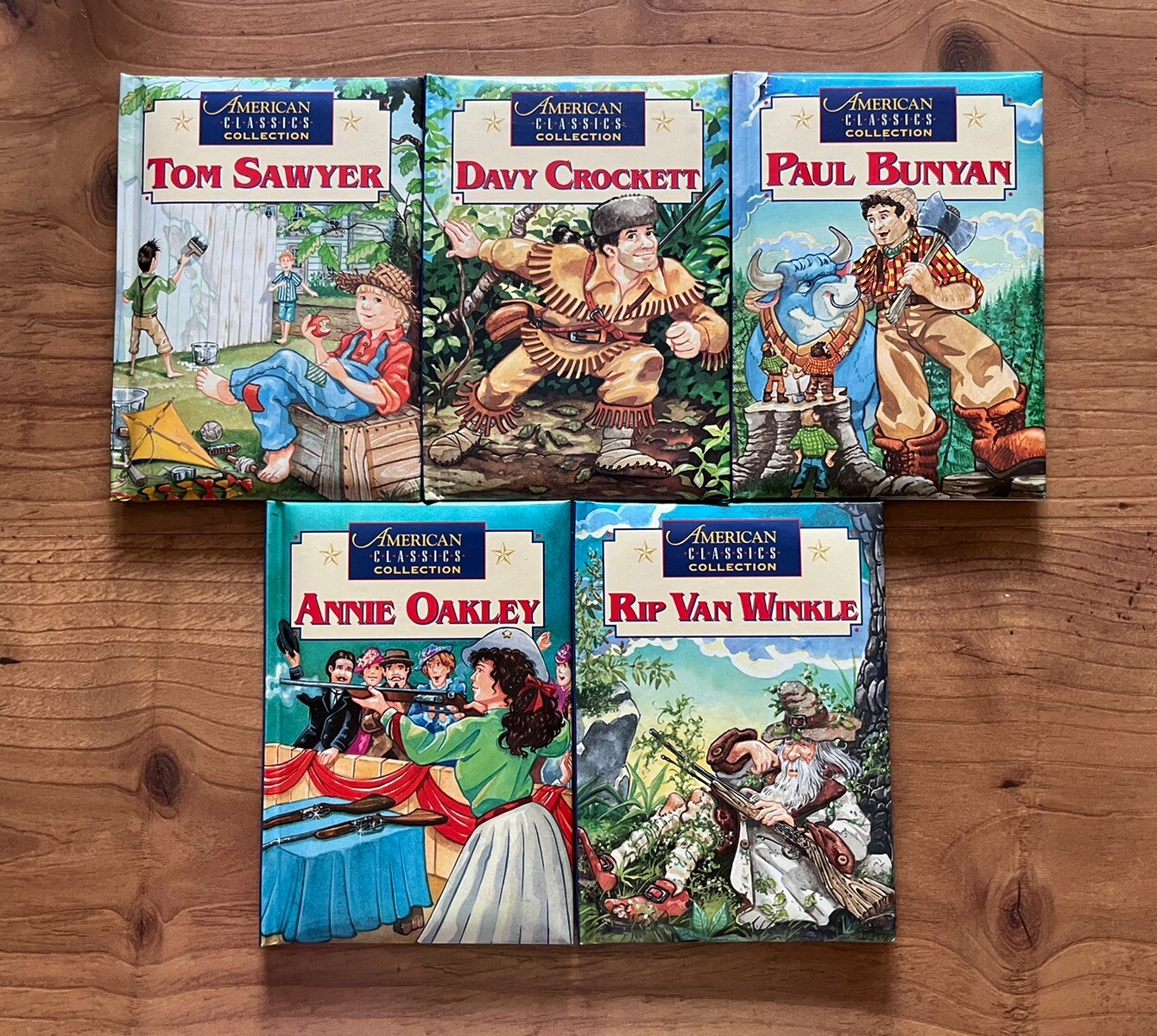 VTG 1998 American Classics Collection Illustrated Mini Books For Kids Ships Fast