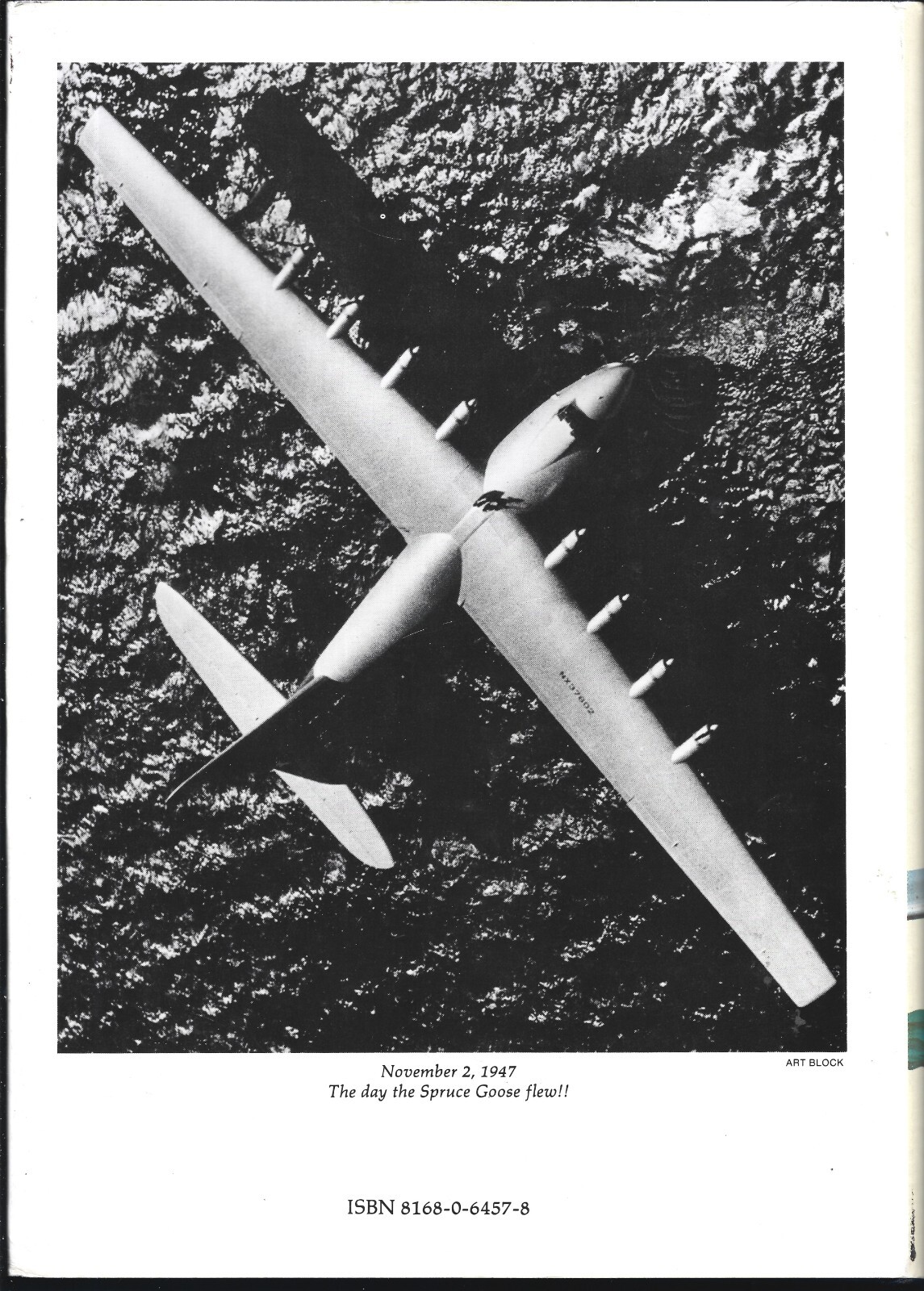 Howard Hughes & His Flying Boat HB w/dj-1982-Charles Barton-272 pages