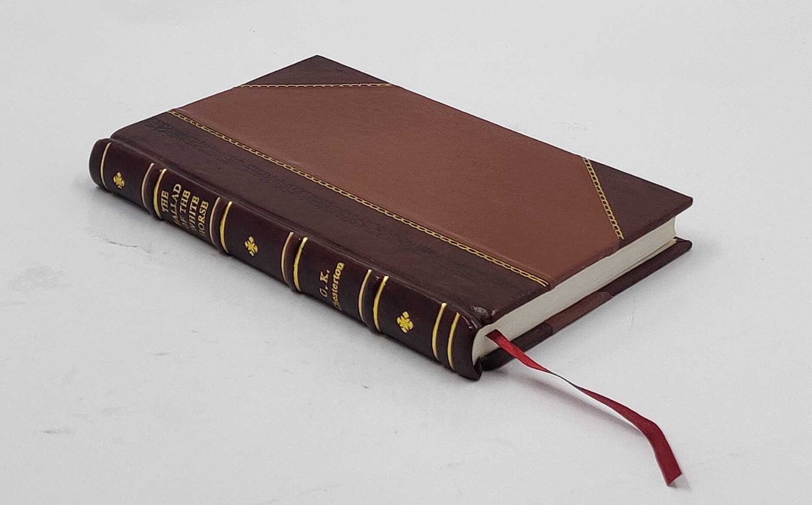 The Ballad Of The White Horse 1920 by G. K. Chesterton [Leather Crafted]