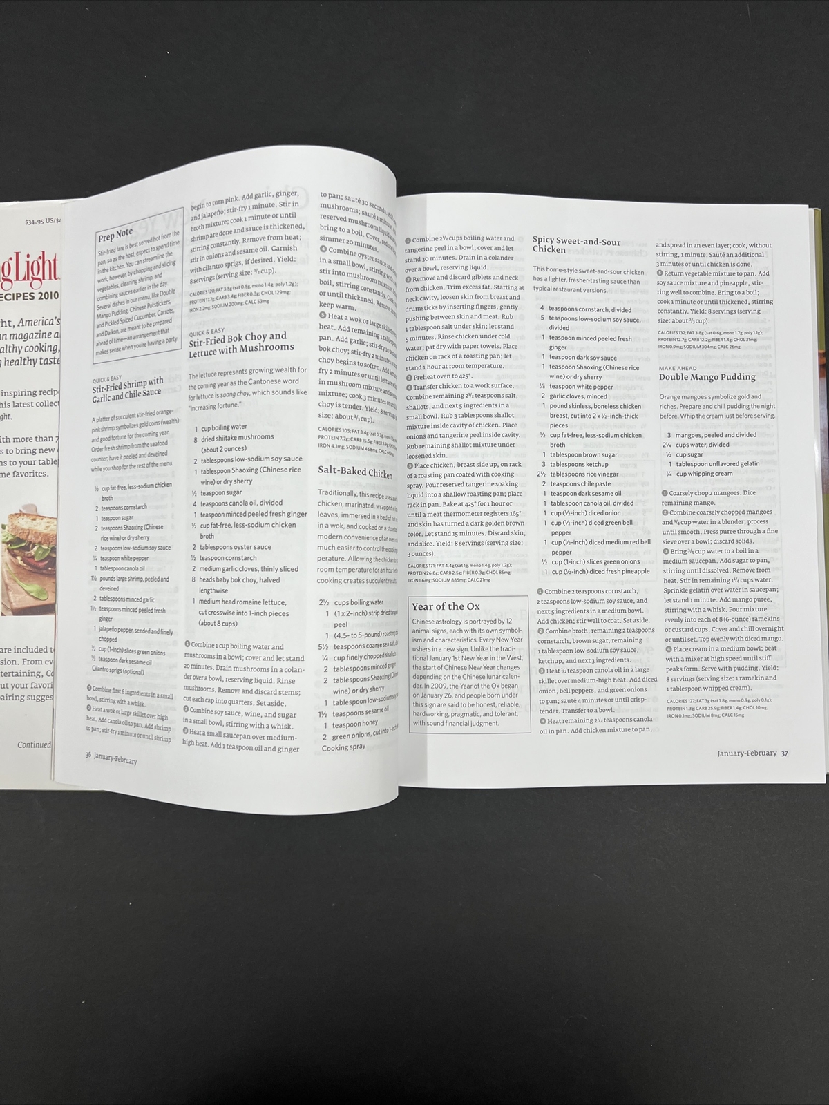Cooking Light Annual Recipes 2010 A Year’s Worth of Cooking Cookbook